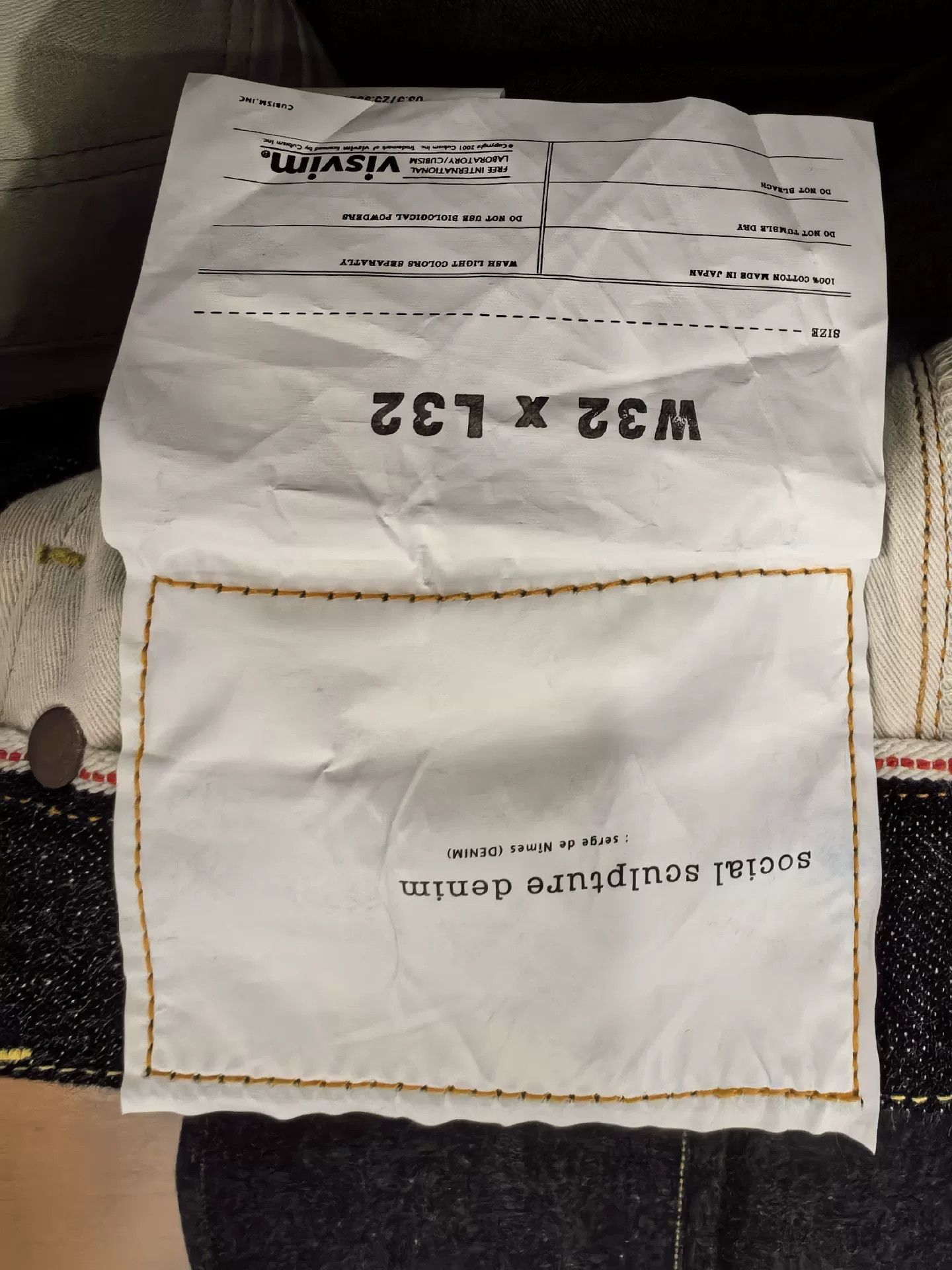 Visvim visvim Social Sculpture 01 Raw Jeans Size US 32 / EU 48 - 5 Thumbnail