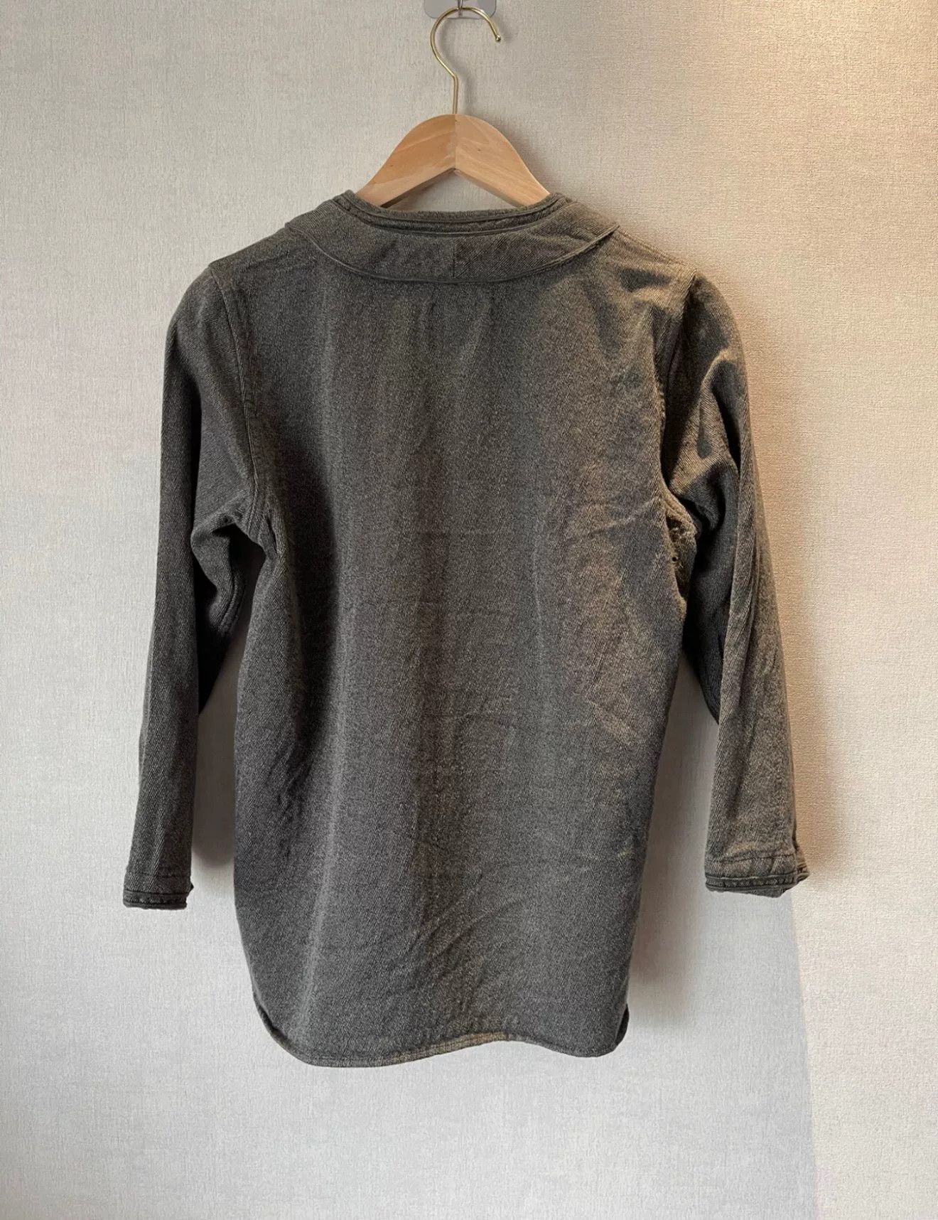 VISVIM DUGOUT Wool Long-Sleeve Shirt