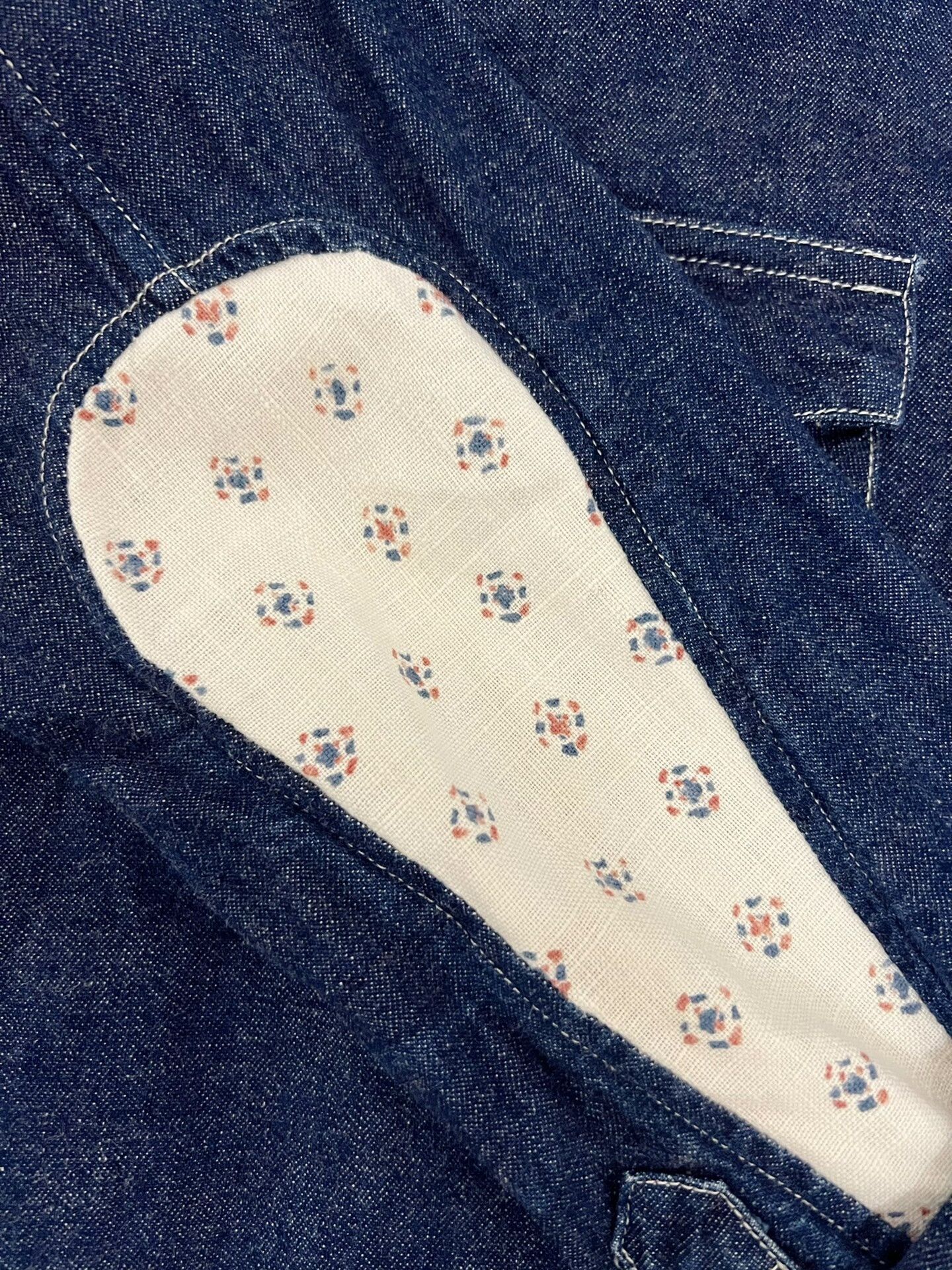 Visvim visvim Denim Shirt with Floral Sleeves Size US M / EU 48-50 / 2 - 8 Thumbnail
