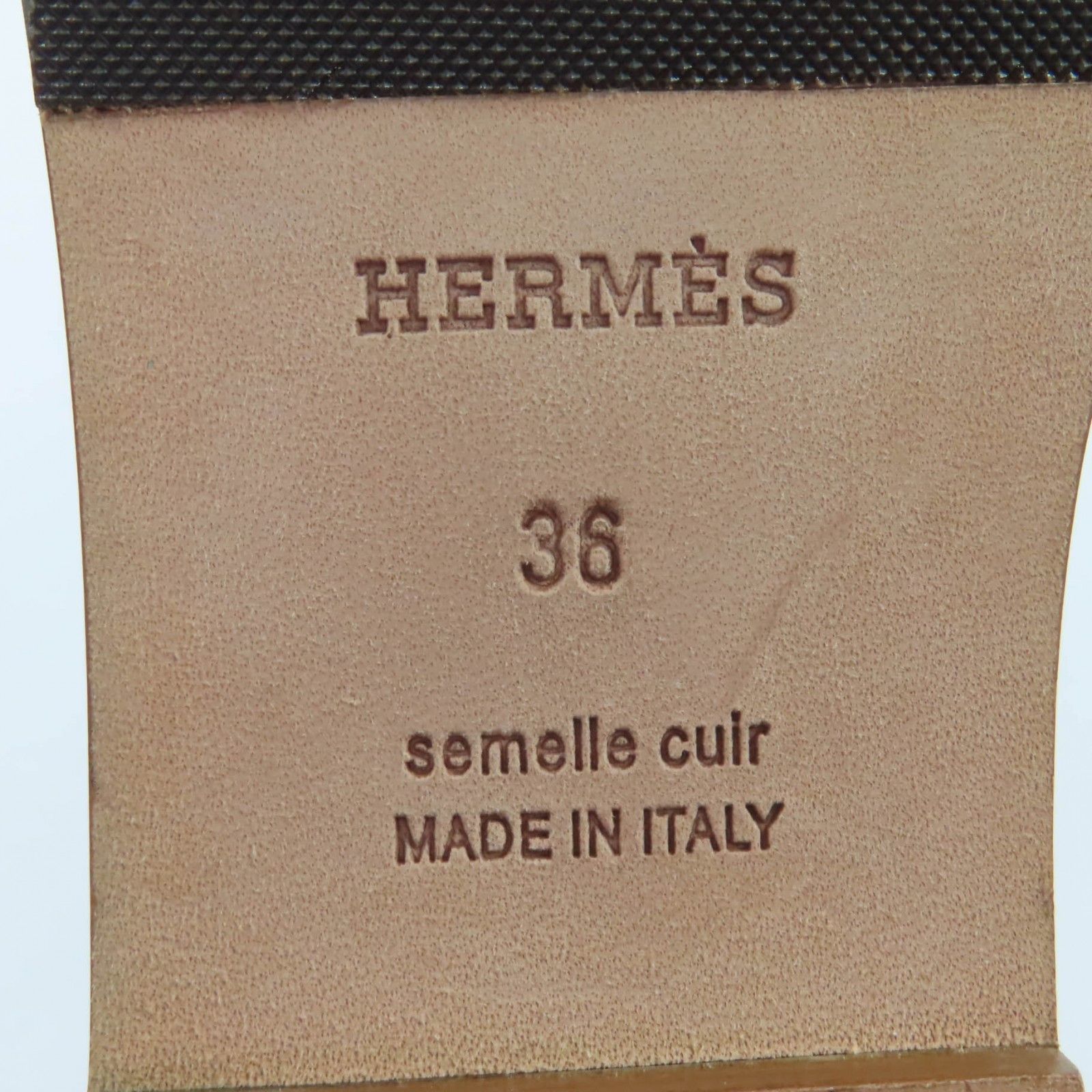Hermes Hermes Hermès Oran H Motif Denim Leather Flats 36 Textile Shoes DUTY FREE for USA Size ONE SIZE - 11 Thumbnail
