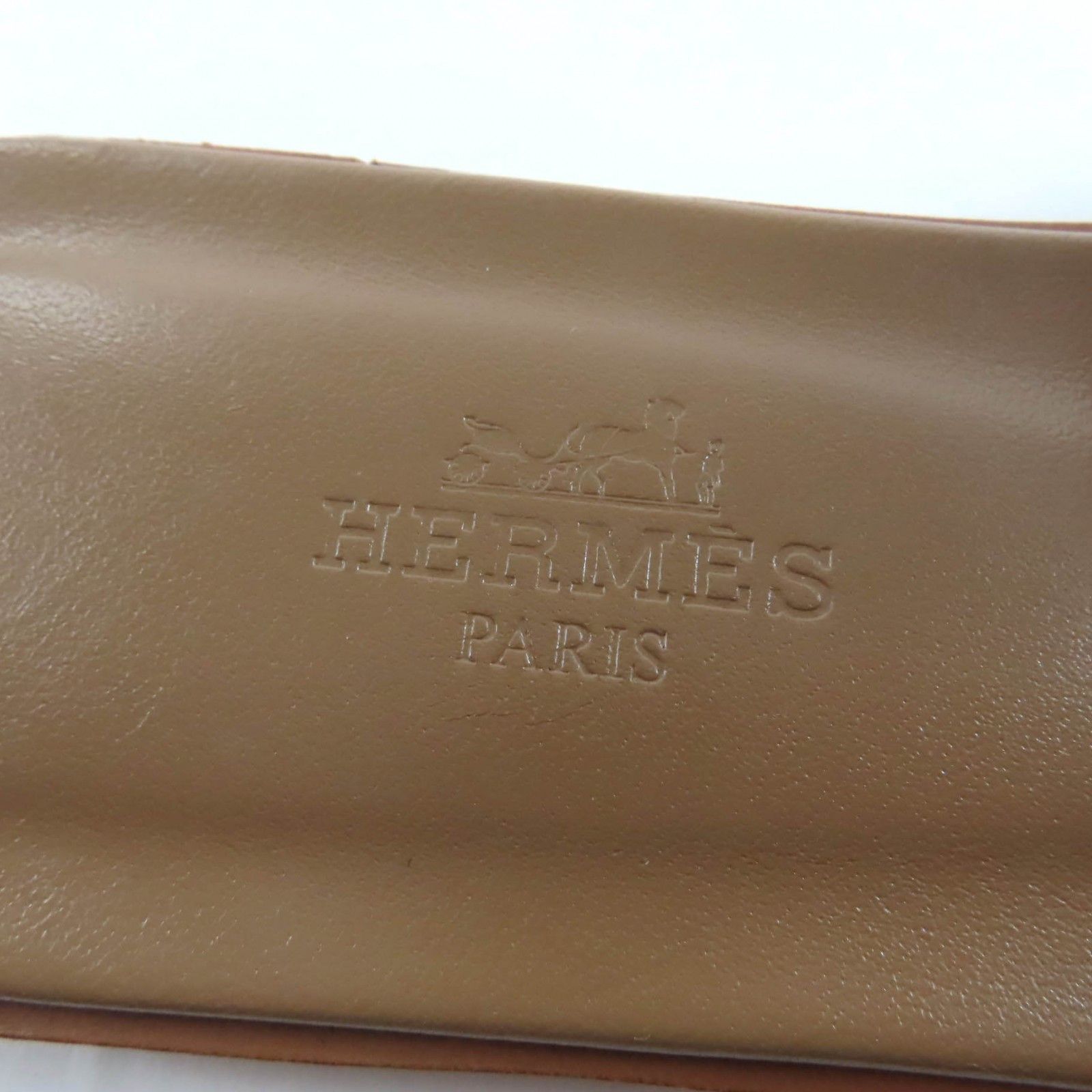 Hermes Hermes Hermès Oran H Motif Denim Leather Flats 36 Textile Shoes DUTY FREE for USA Size ONE SIZE - 9 Thumbnail