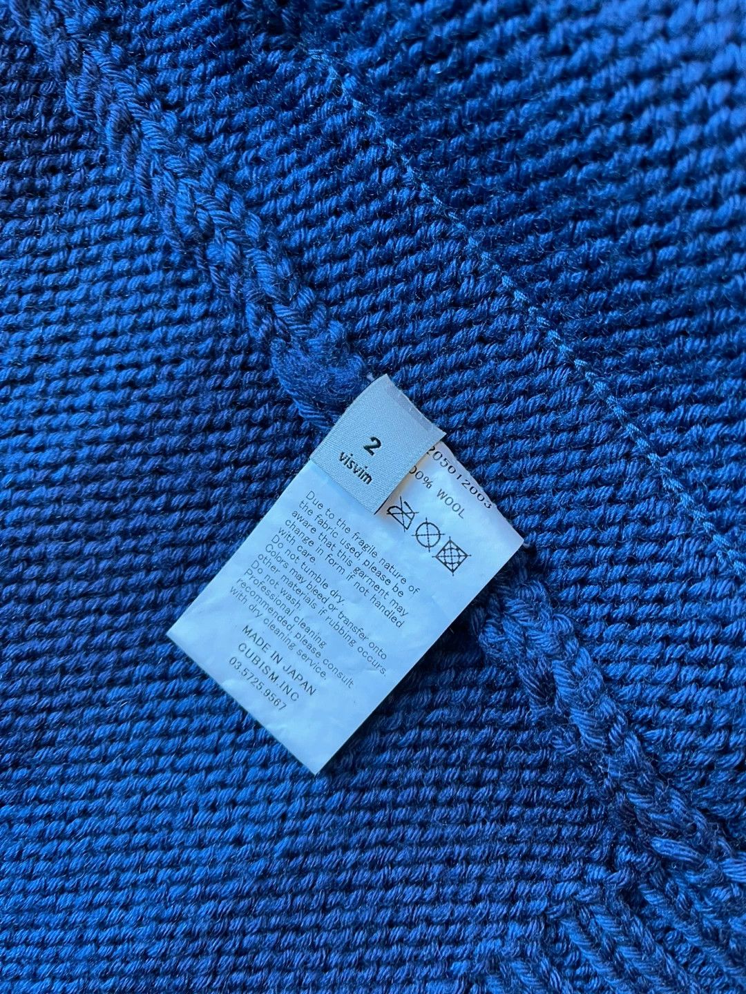 Visvim Visvim Sturgis Indigo Sweater Size US M / EU 48-50 / 2 - 3 Thumbnail