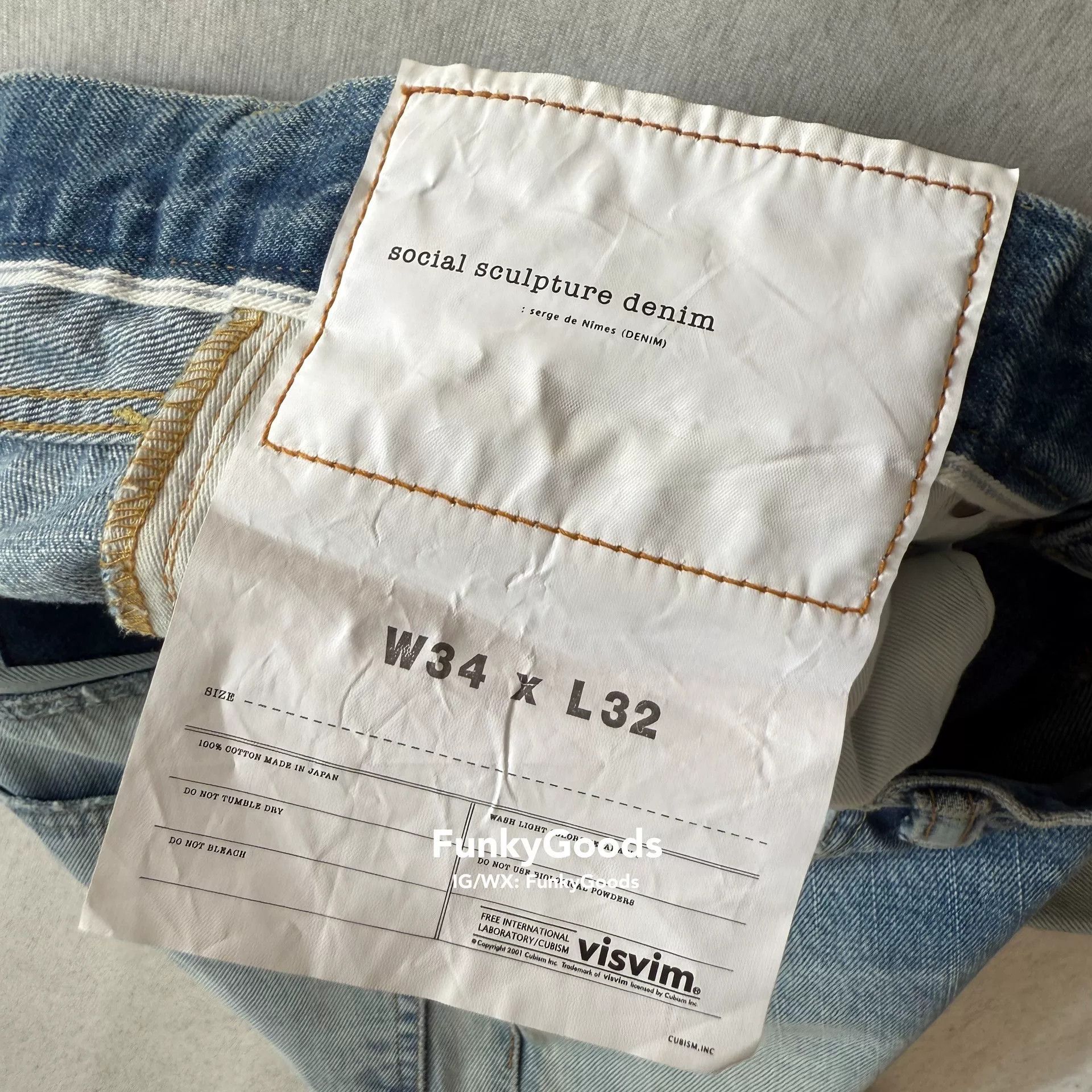 Visvim Visvim 19ss Social Sculpture 04 Jeans Size US 34 / EU 50 - 6 Thumbnail