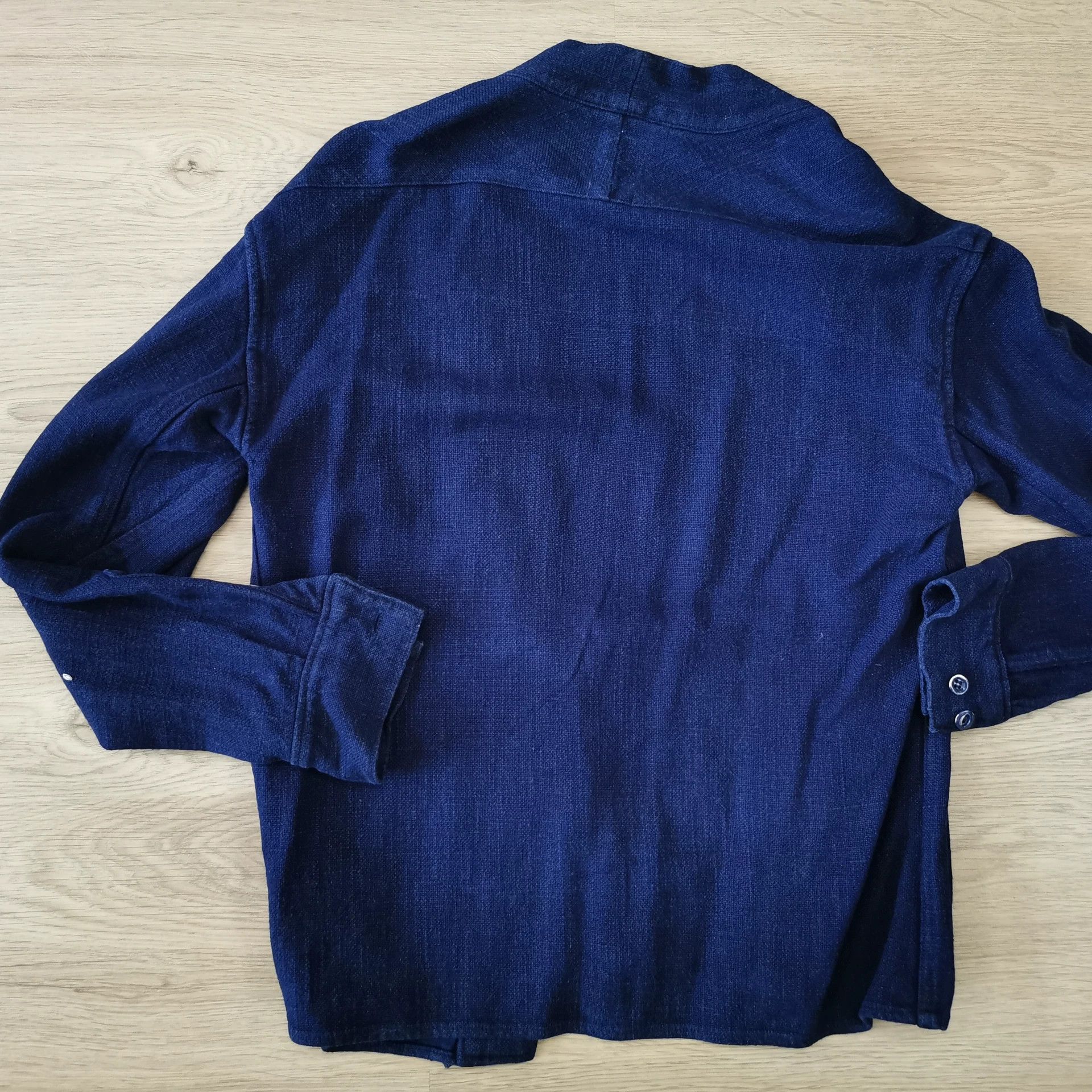 Visvim VISVIM LHAMO Indigo Dyed Shirt Size US S / EU 44-46 / 1 - 2 Thumbnail