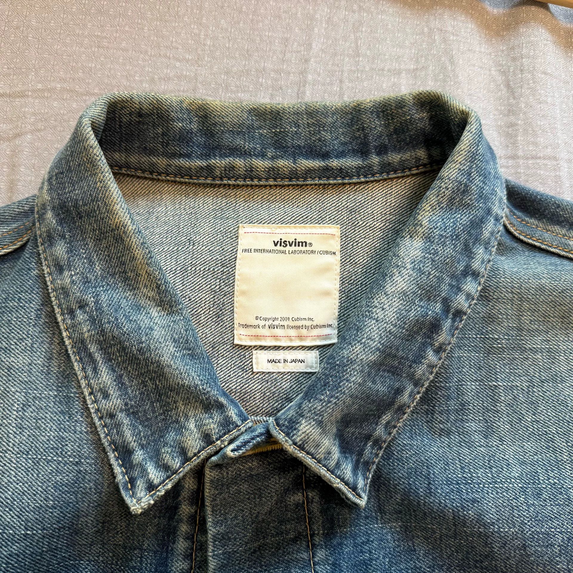 Visvim visvim 18ss 101 Blue Denim Jacket Size US XL / EU 56 / 4 - 2 Thumbnail