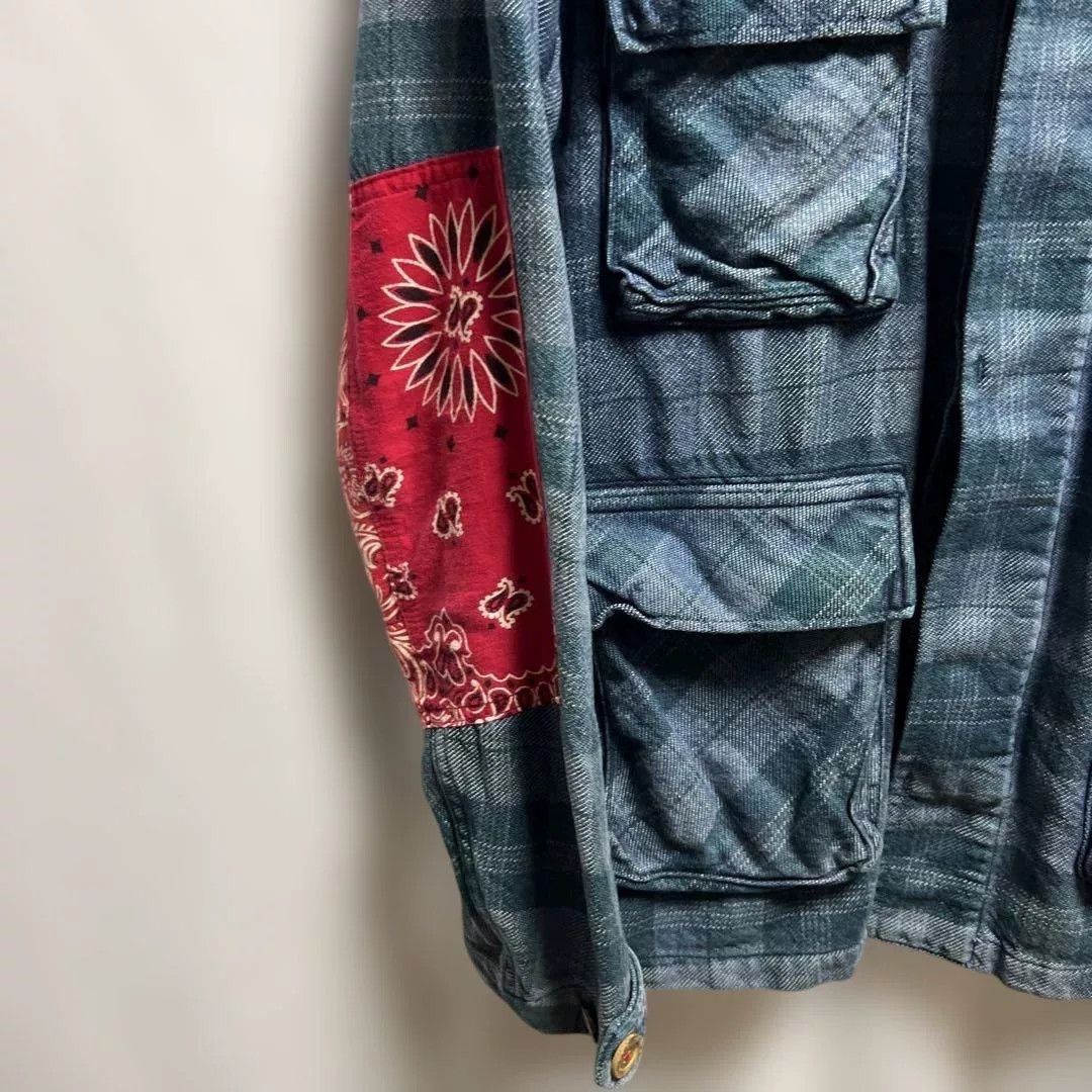 Visvim visvim 13SS KILGORE JKT Indigo Bandana Size US L / EU 52-54 / 3 - 5 Thumbnail