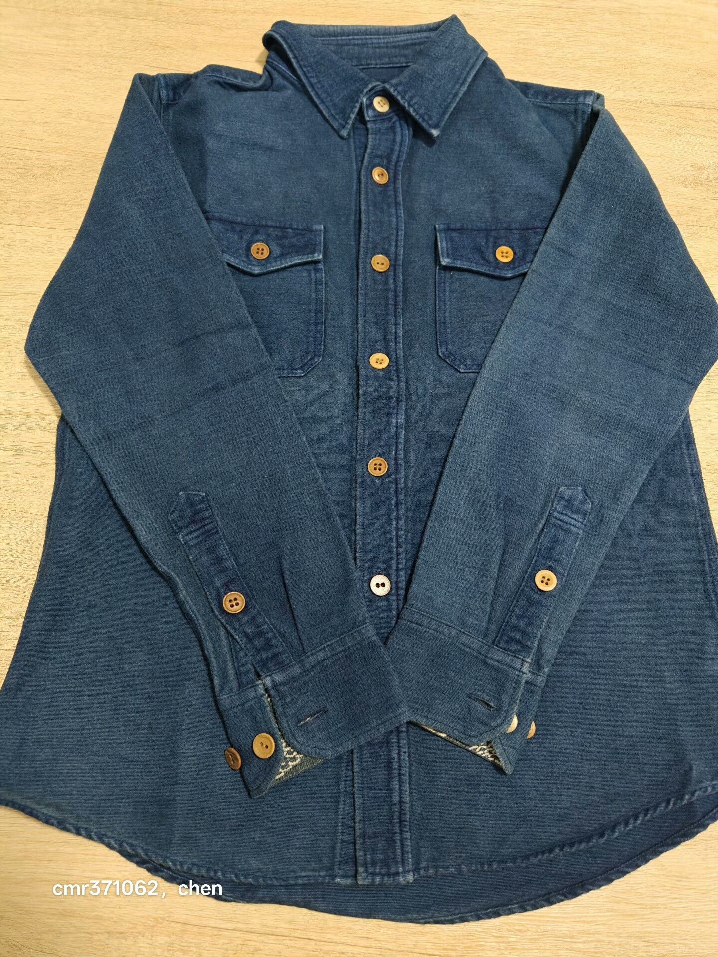Visvim VISVIM Indigo Flannel Denim Shirt Size US S / EU 44-46 / 1 - 4 Thumbnail