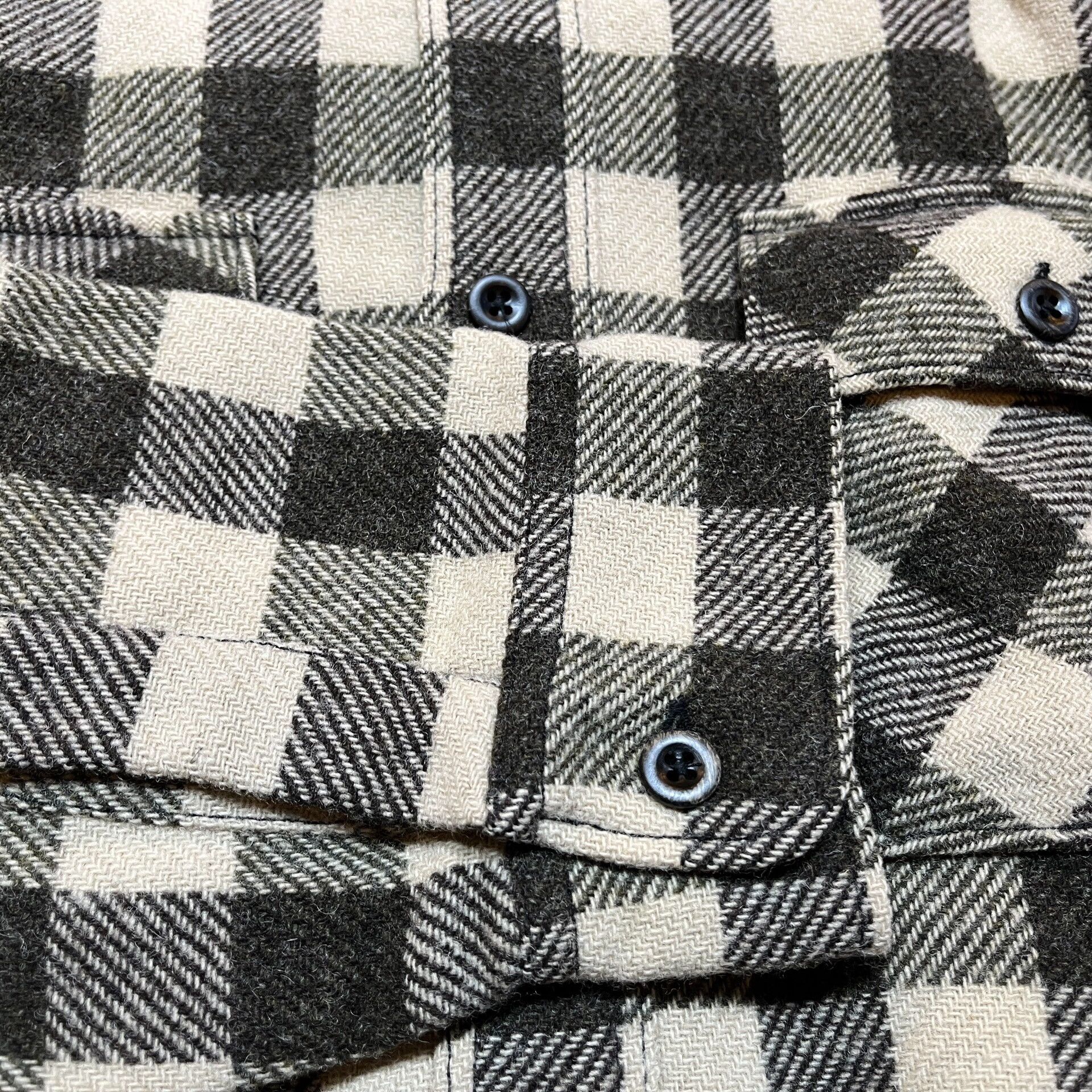 RRL Ralph Lauren RRL Double RL Wool Check Shirt Size US M / EU 48-50 / 2 - 7 Thumbnail