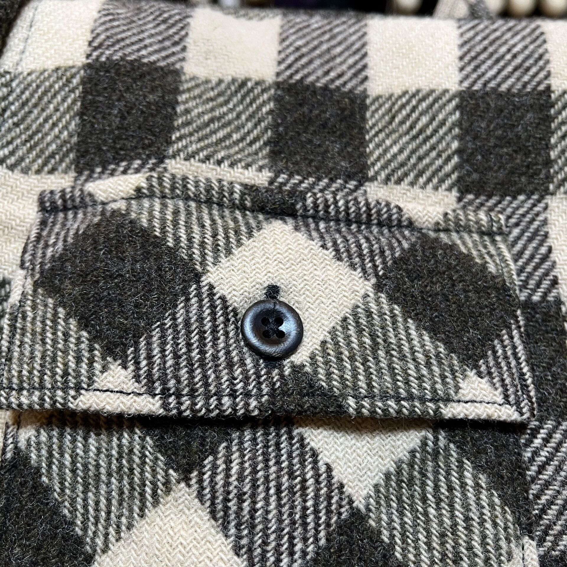 RRL Ralph Lauren RRL Double RL Wool Check Shirt Size US M / EU 48-50 / 2 - 6 Thumbnail