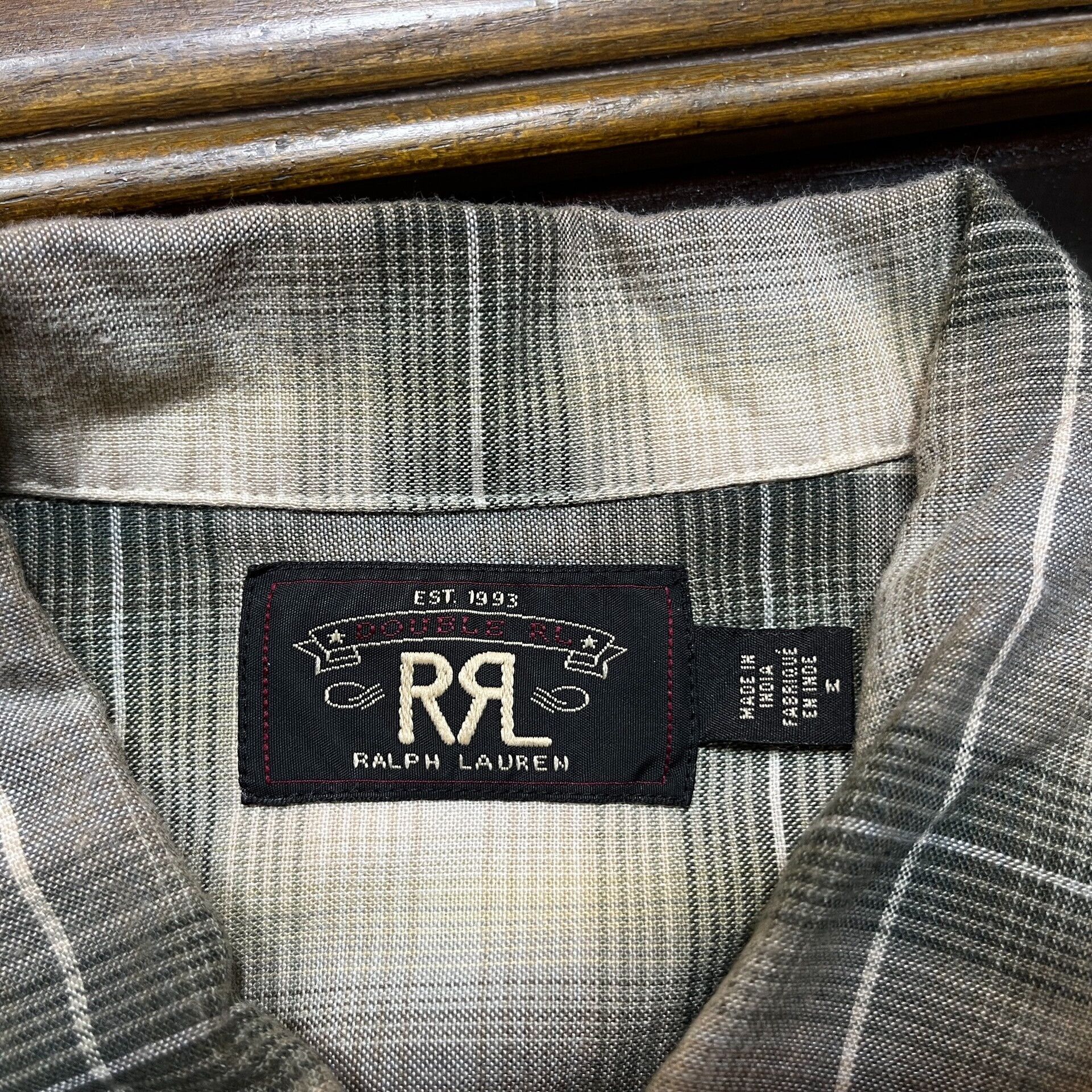 RRL Ralph Lauren RRL Double RL Plaid Shirt Size US M / EU 48-50 / 2 - 3 Thumbnail