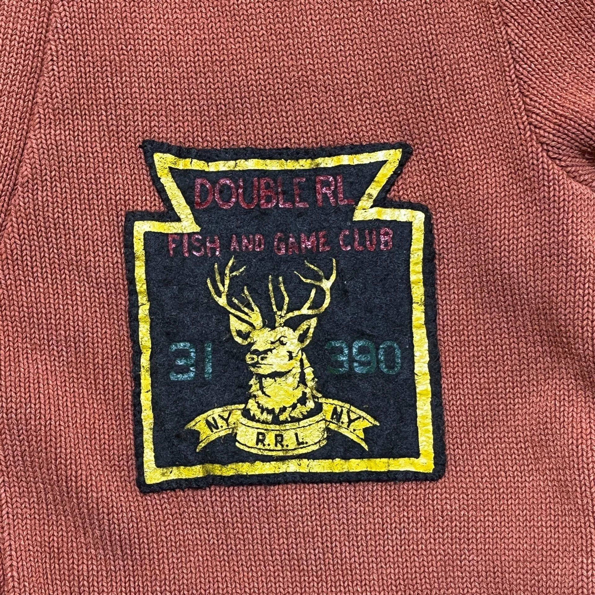 RRL Ralph Lauren RRL Double RL Deer Head Cardigan Size US S / EU 44-46 / 1 - 4 Thumbnail