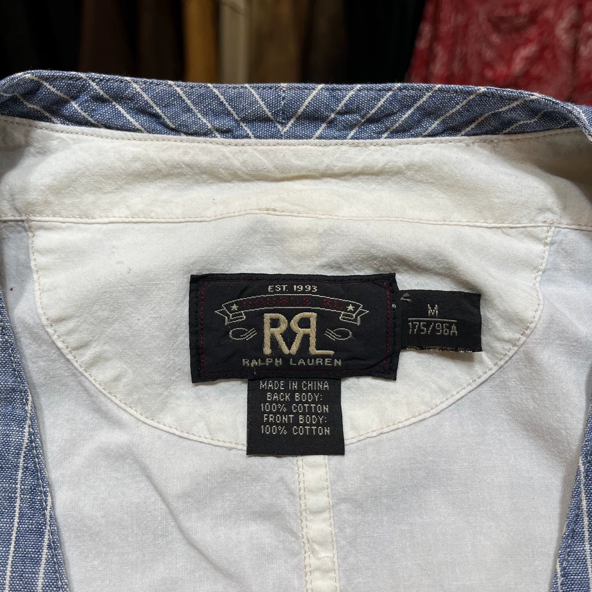 RRL Ralph Lauren RRL Striped Vest Size US M / EU 48-50 / 2 - 3 Thumbnail