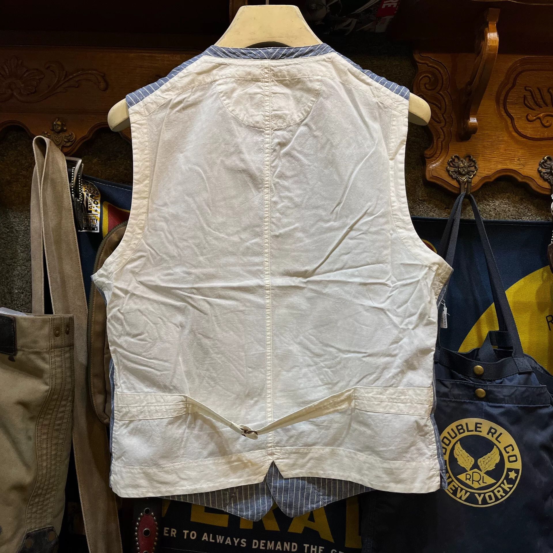 RRL Ralph Lauren RRL Striped Vest Size US M / EU 48-50 / 2 - 2 Thumbnail