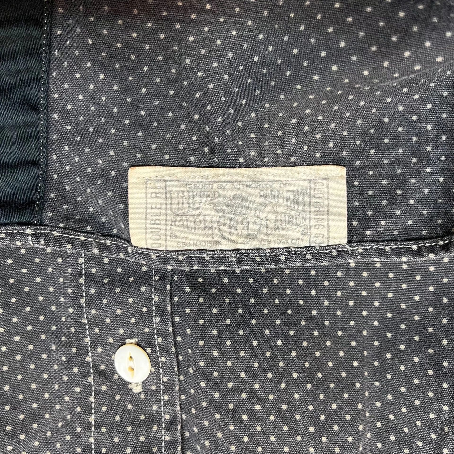RRL Ralph Lauren RRL Polka Dot Shirt Ralph Lauren Size US M / EU 48-50 / 2 - 6 Thumbnail
