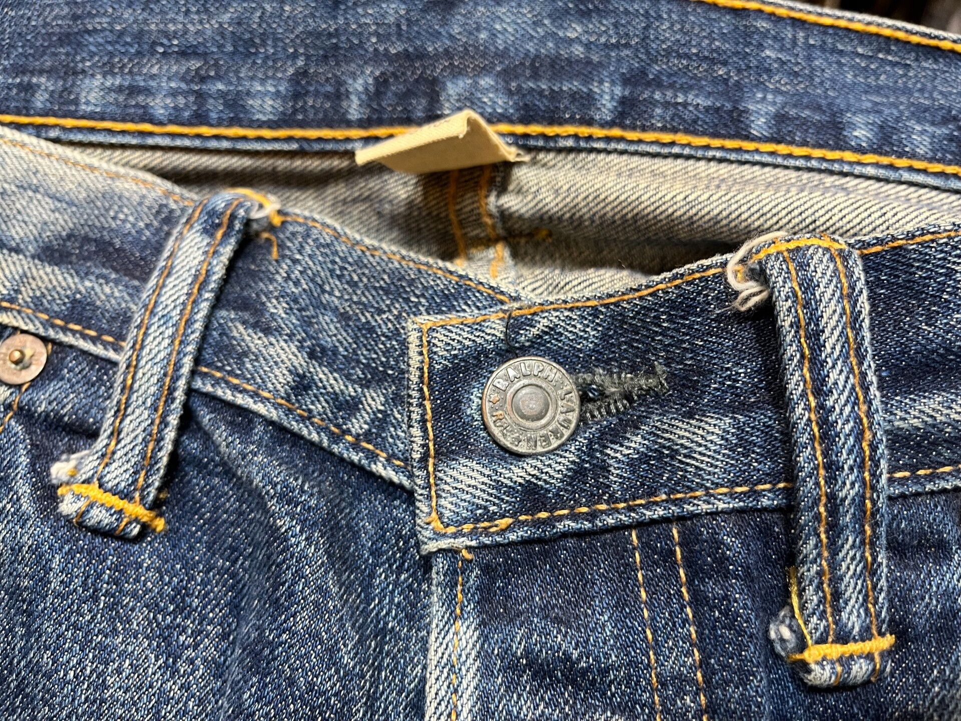 RRL Ralph Lauren RRL Vintage Distressed Jeans Size US 34 / EU 50 - 4 Thumbnail