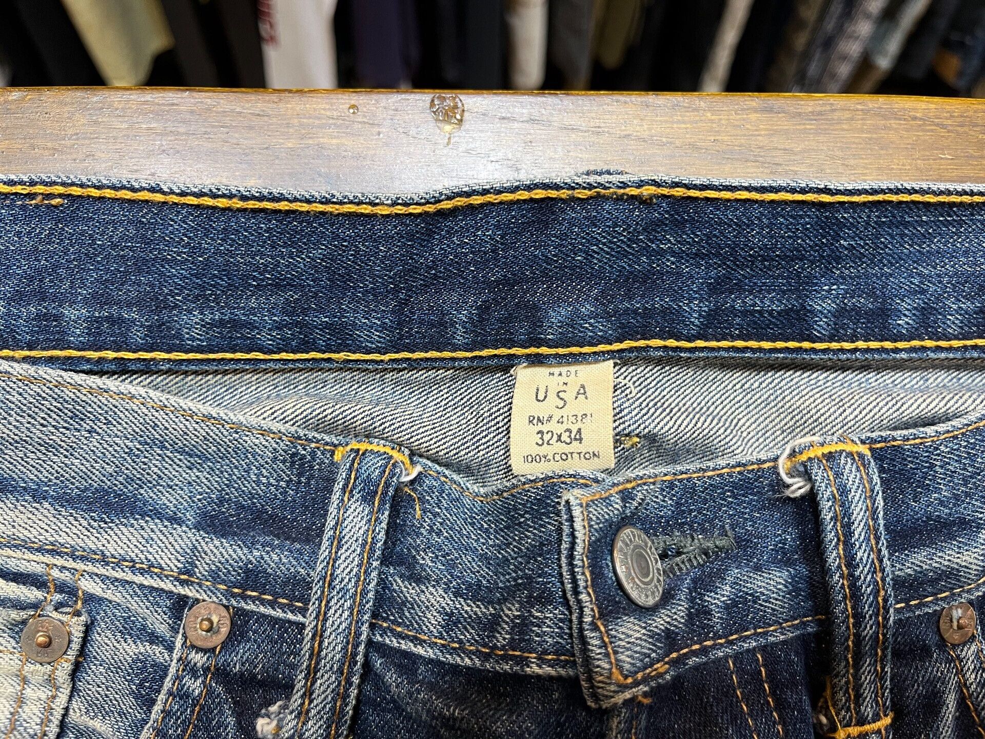 RRL Ralph Lauren RRL Vintage Distressed Jeans Size US 34 / EU 50 - 3 Thumbnail