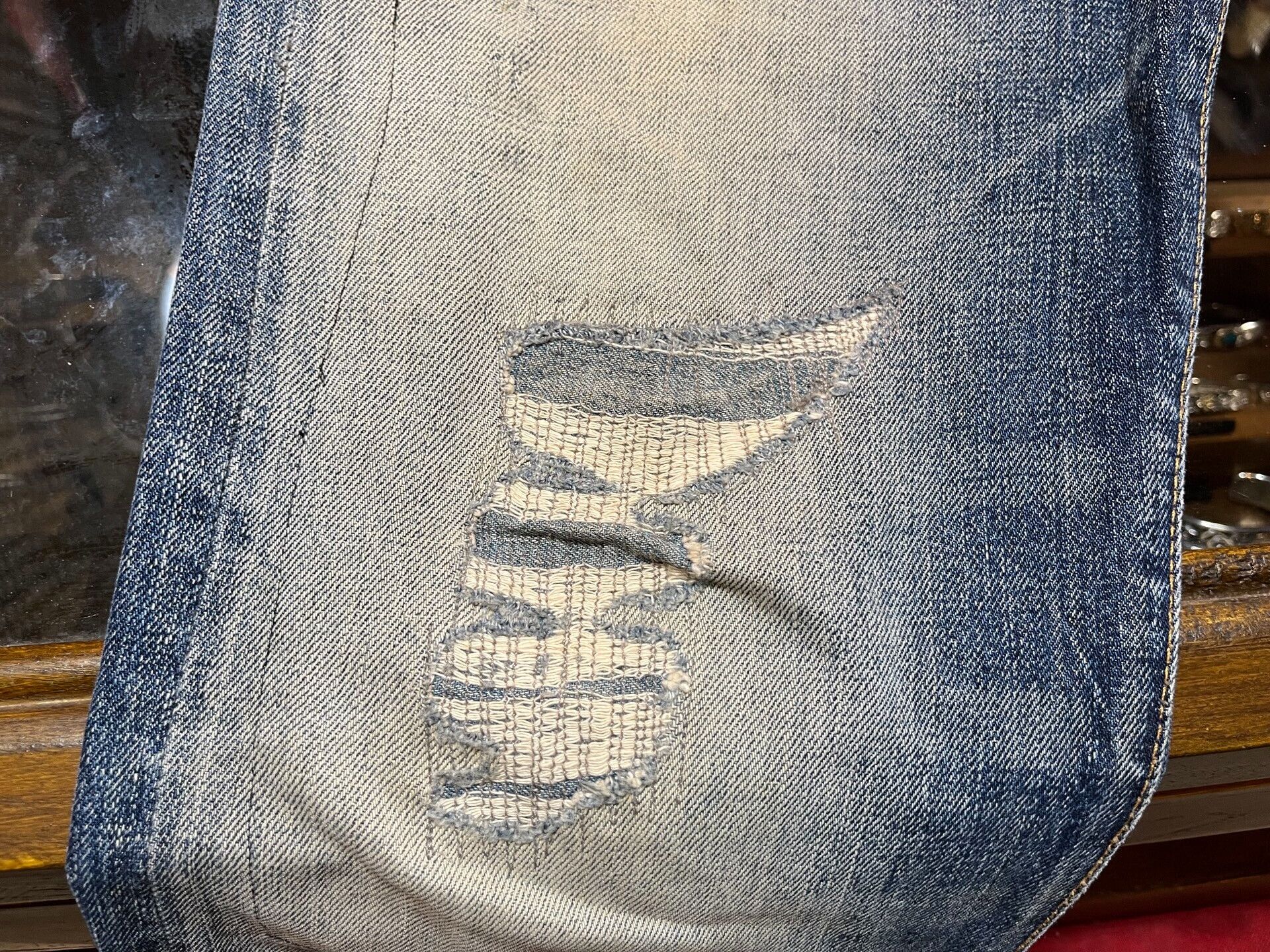 RRL Ralph Lauren RRL Vintage Distressed Jeans Size US 34 / EU 50 - 5 Thumbnail