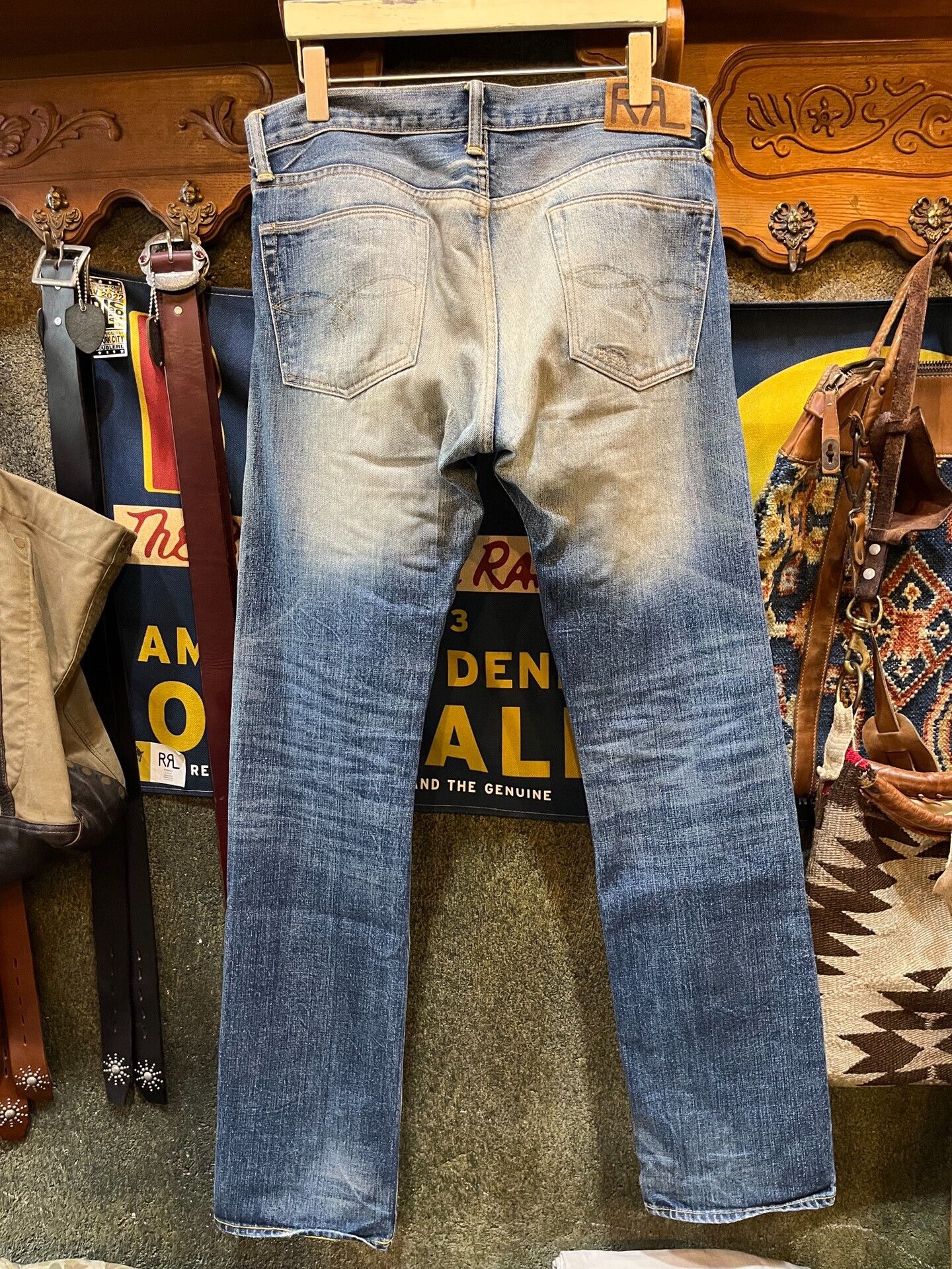 RRL Ralph Lauren RRL Vintage Distressed Jeans Size US 34 / EU 50 - 2 Thumbnail