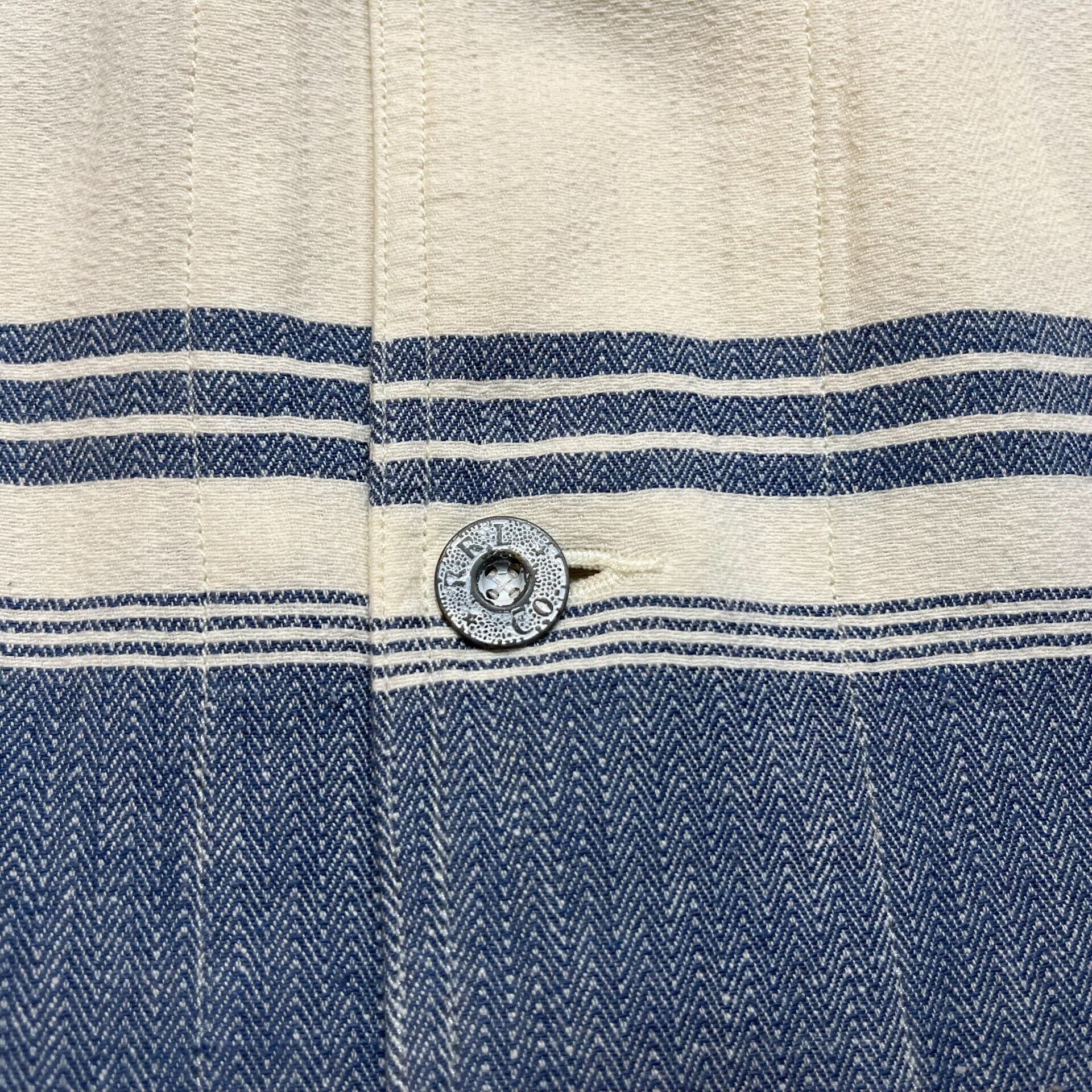 RRL Ralph Lauren RRL 20 Cotton Linen Stripe Jacket Size US M / EU 48-50 / 2 - 4 Thumbnail