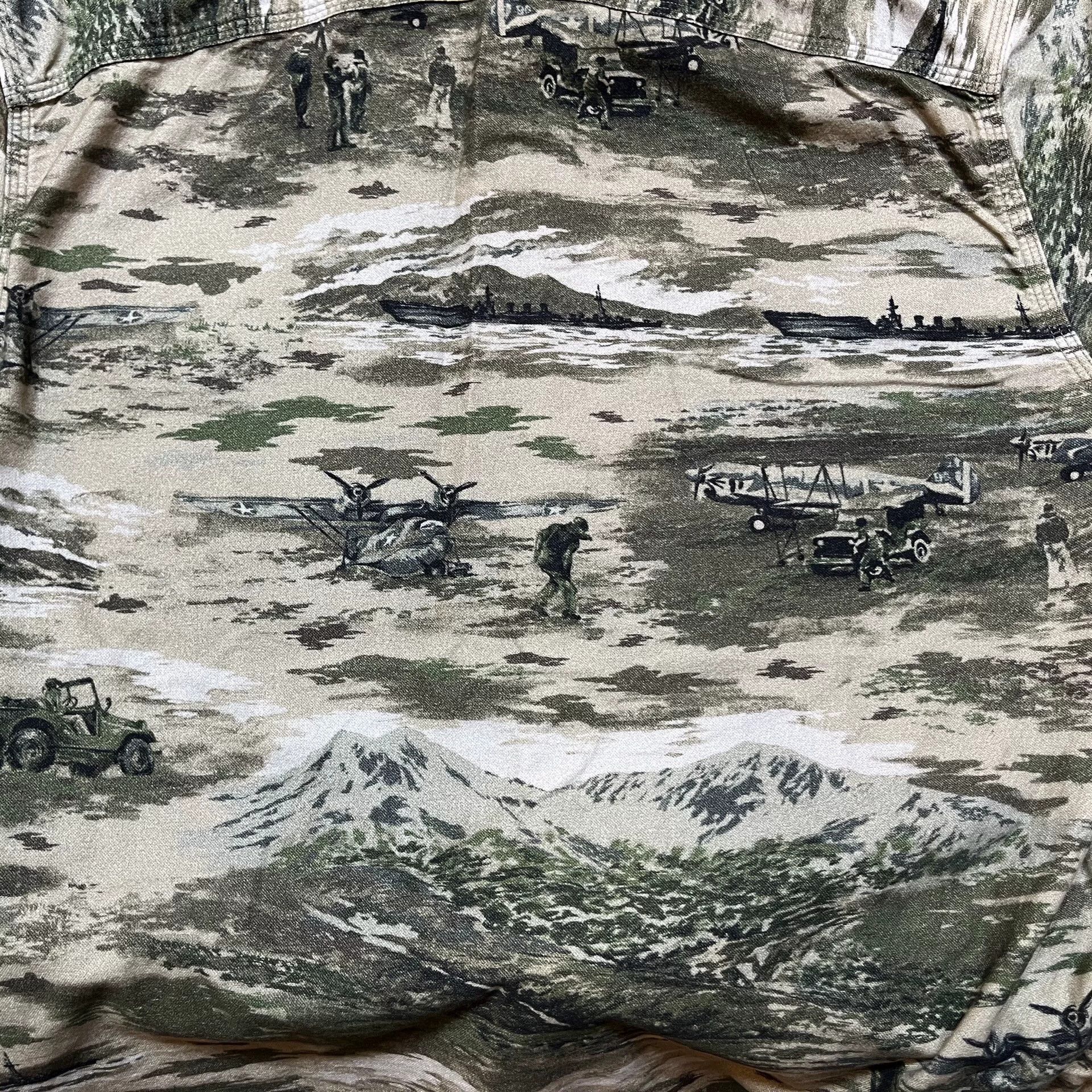 RRL Ralph Lauren RRL Oil Painting Print Shirt Size US M / EU 48-50 / 2 - 8 Thumbnail