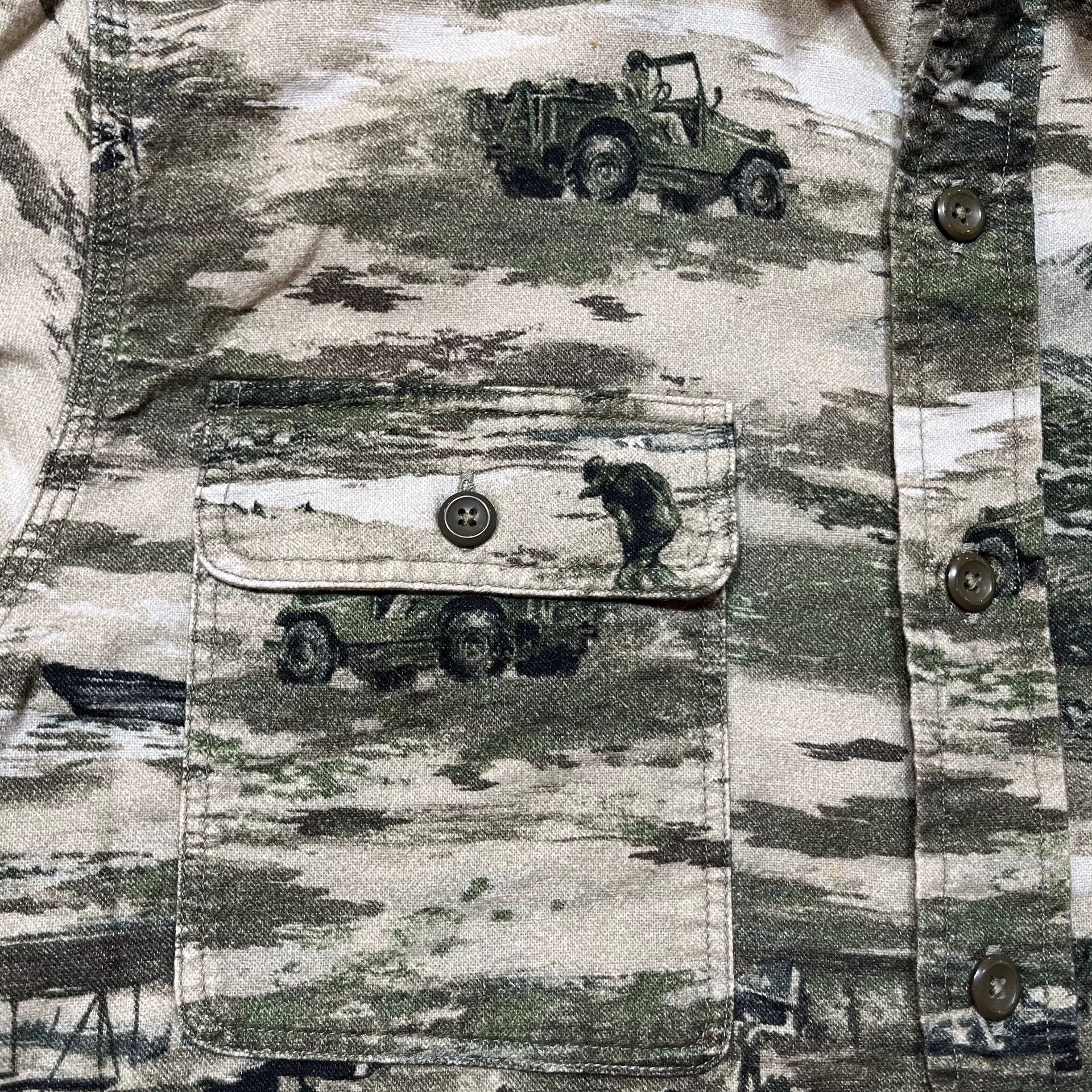 RRL Ralph Lauren RRL Oil Painting Print Shirt Size US M / EU 48-50 / 2 - 4 Thumbnail