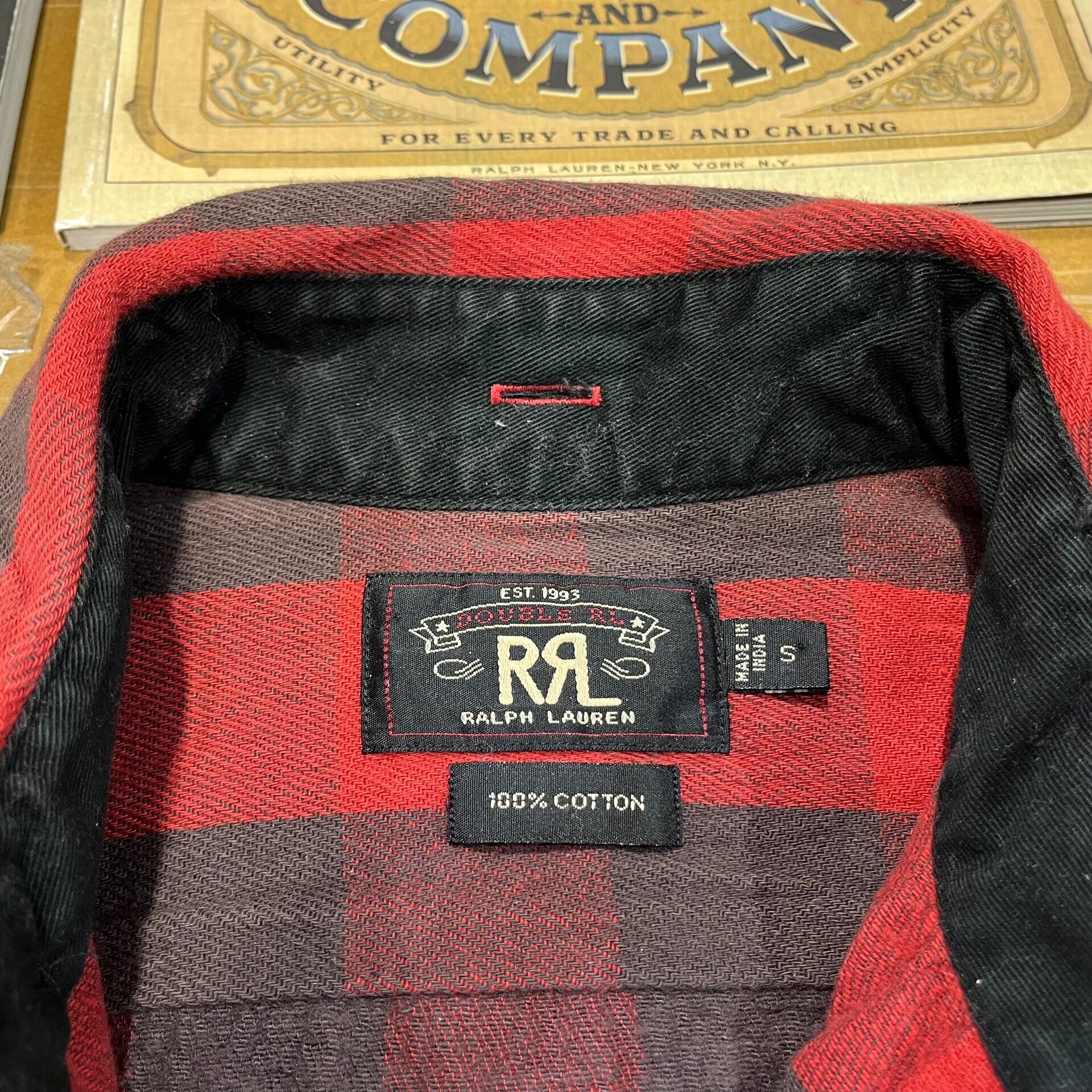 RRL Ralph Lauren RRL Double RL Plaid Shirt Size US S / EU 44-46 / 1 - 4 Thumbnail