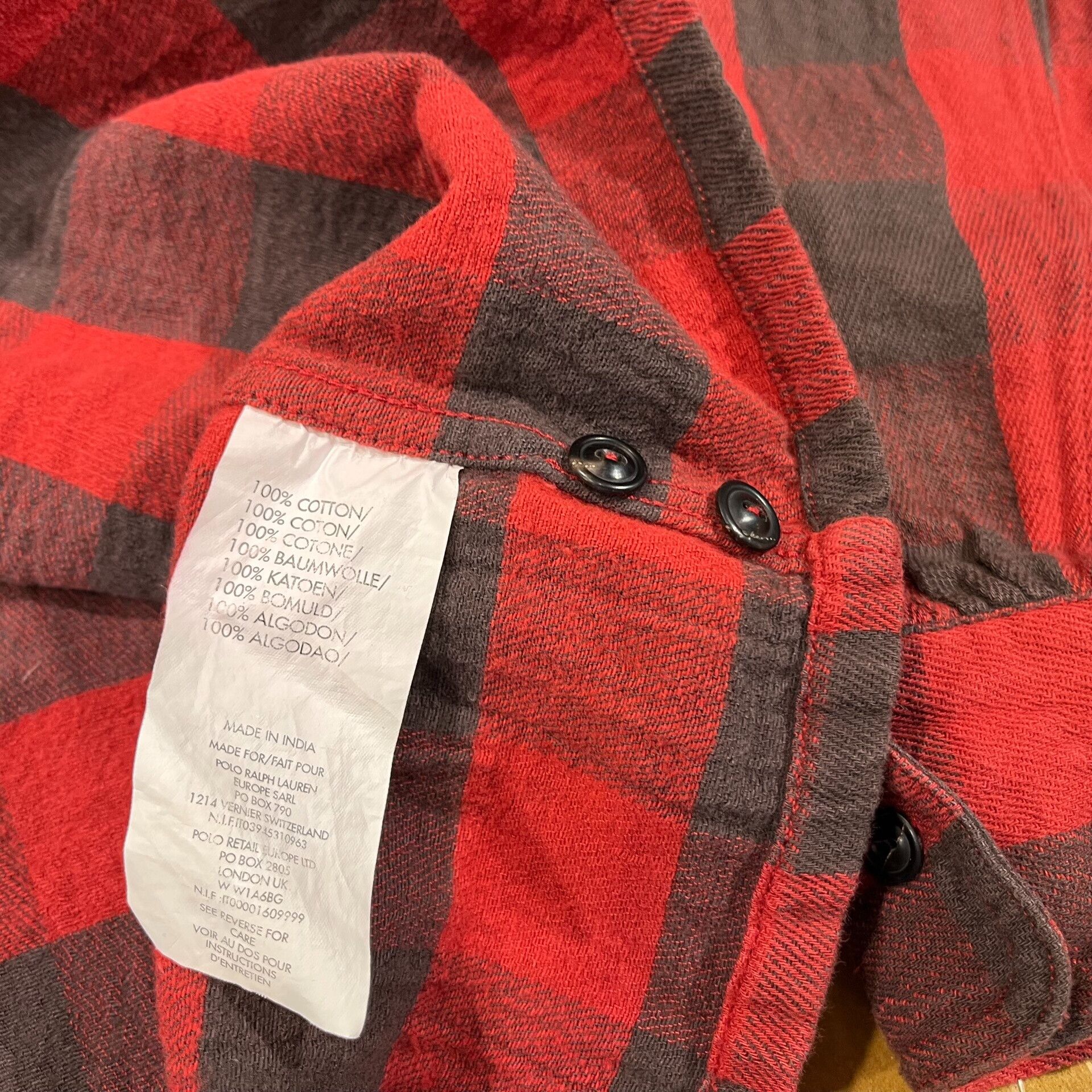 RRL Ralph Lauren RRL Double RL Plaid Shirt Size US S / EU 44-46 / 1 - 5 Thumbnail