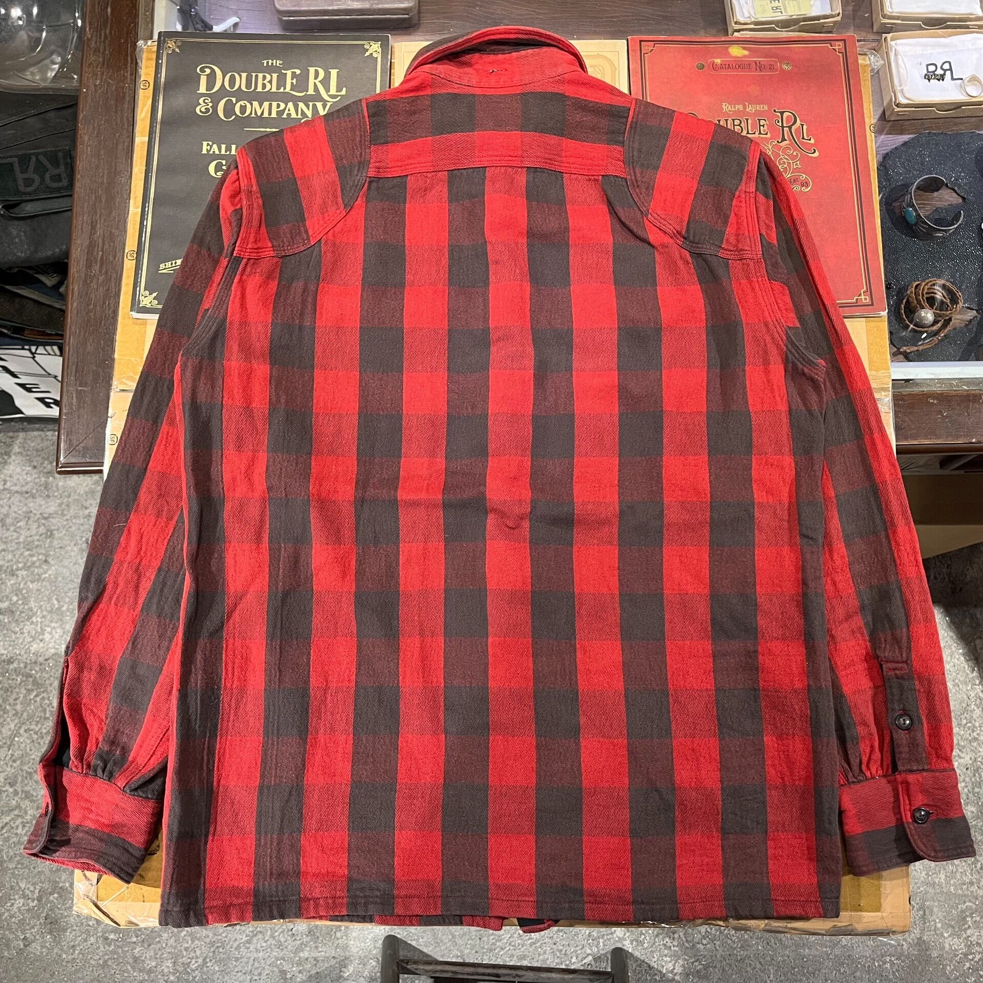 RRL Ralph Lauren RRL Double RL Plaid Shirt Size US S / EU 44-46 / 1 - 3 Thumbnail