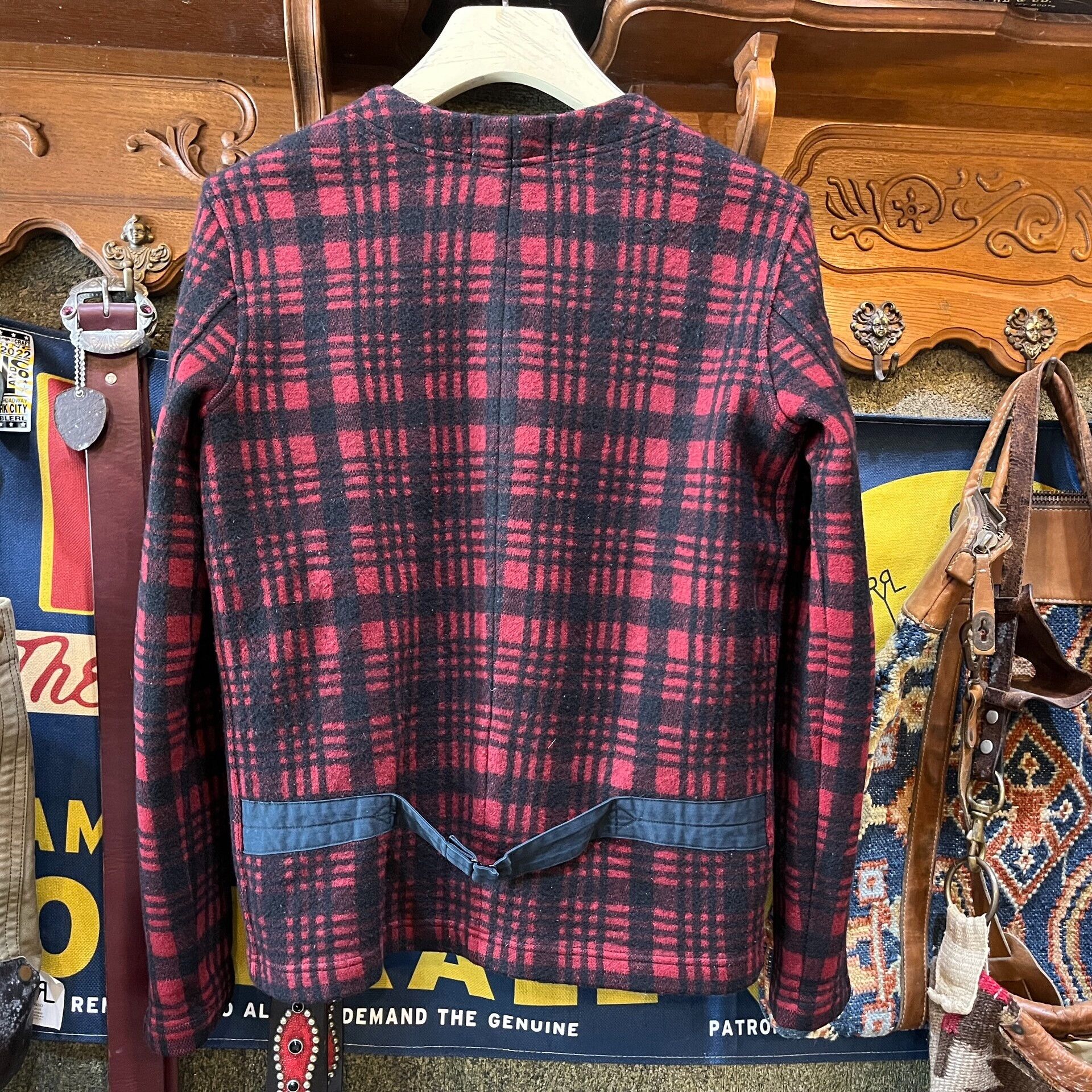 RRL Ralph Lauren RRL Collarless Wool Coat Size US S / EU 44-46 / 1 - 2 Thumbnail