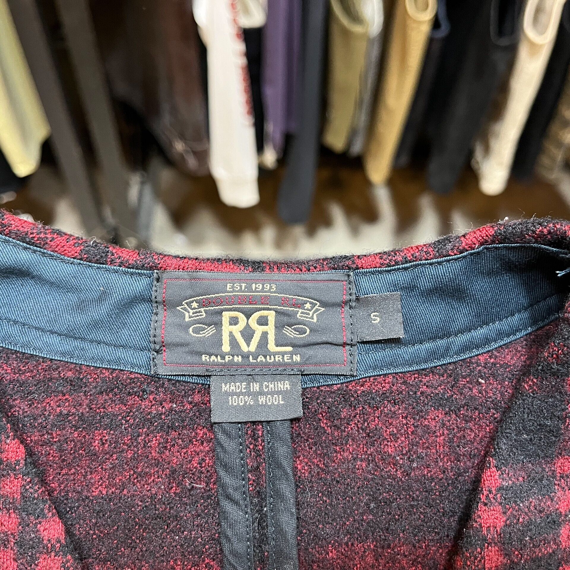 RRL Ralph Lauren RRL Collarless Wool Coat Size US S / EU 44-46 / 1 - 3 Thumbnail