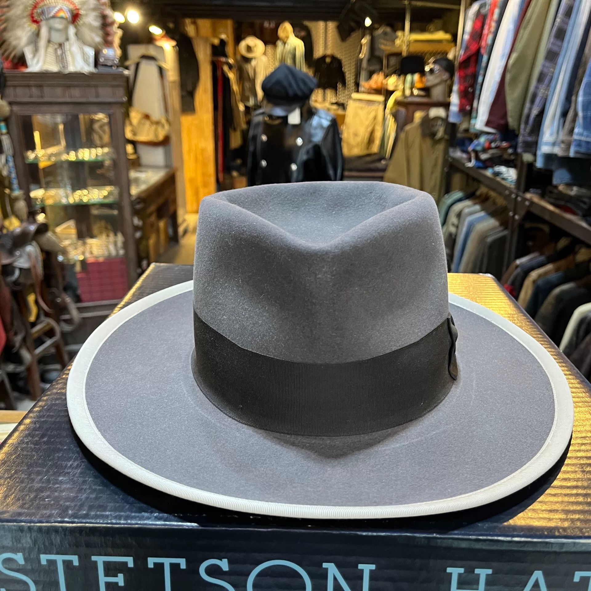 Stetson STETSON Depp-style Fedora 7 1/4 Size ONE SIZE - 3 Thumbnail