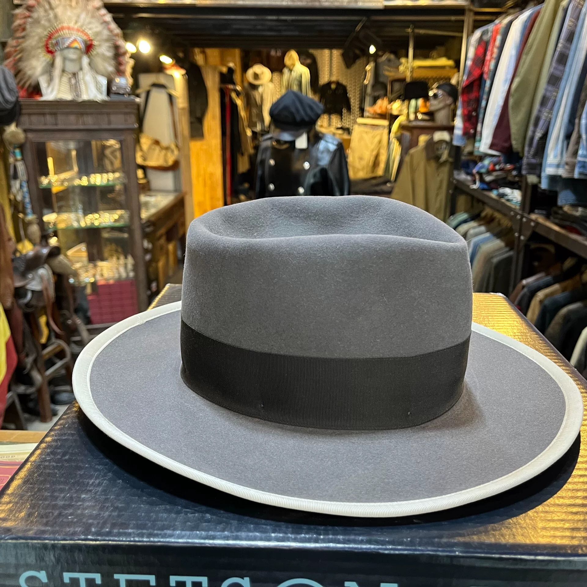 Stetson STETSON Depp-style Fedora 7 1/4 Size ONE SIZE - 4 Thumbnail