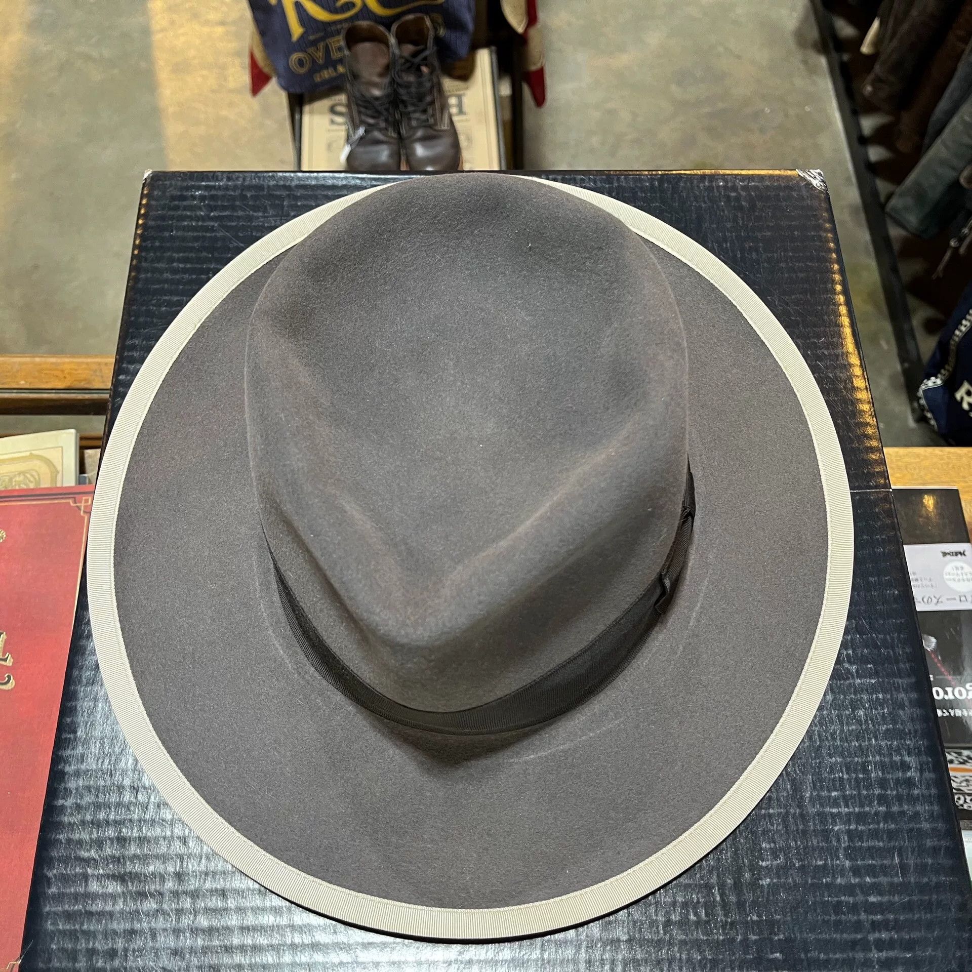 Stetson STETSON Depp-style Fedora 7 1/4 Size ONE SIZE - 6 Thumbnail
