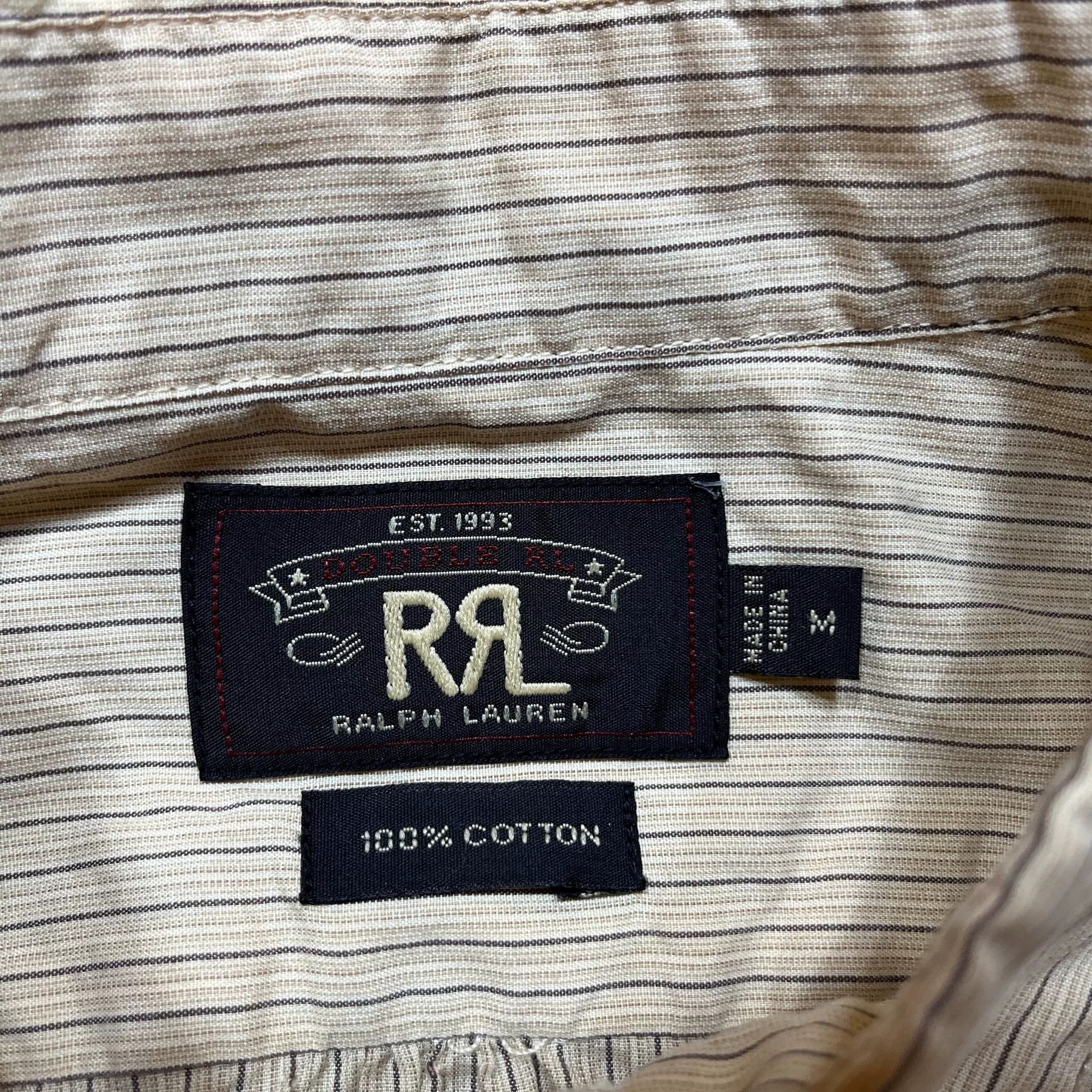 RRL Ralph Lauren RRL Double RL Striped Shirt Size US M / EU 48-50 / 2 - 4 Thumbnail