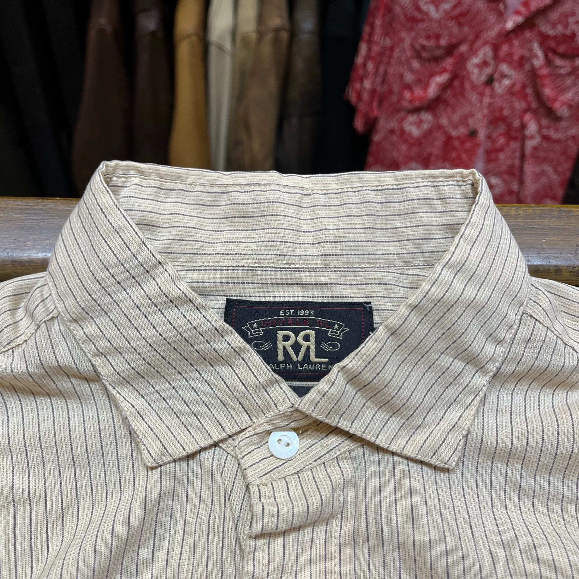 RRL Ralph Lauren RRL Double RL Striped Shirt Size US M / EU 48-50 / 2 - 3 Thumbnail