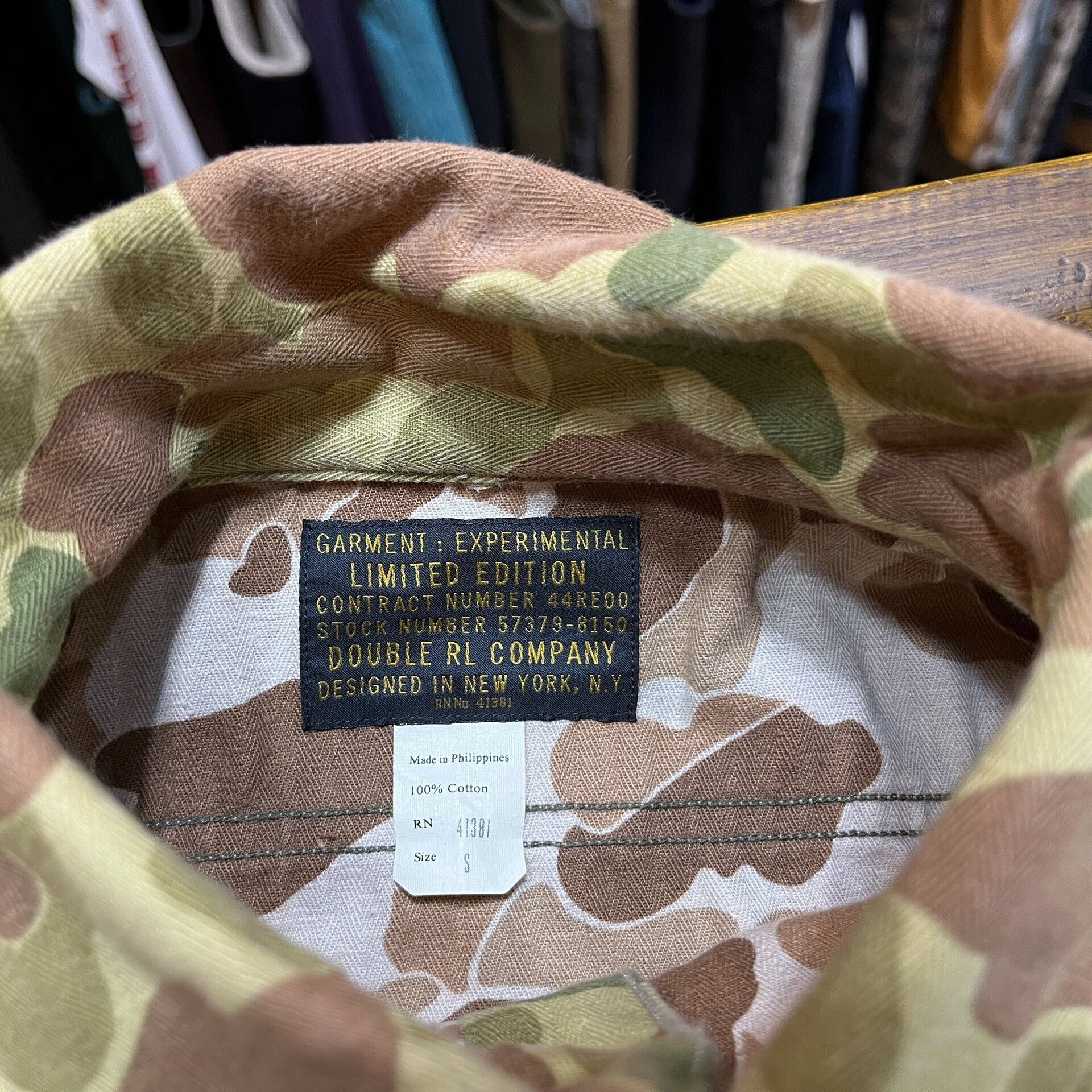 RRL Ralph Lauren RRL Limited Camouflage Shirt Size US S / EU 44-46 / 1 - 3 Thumbnail