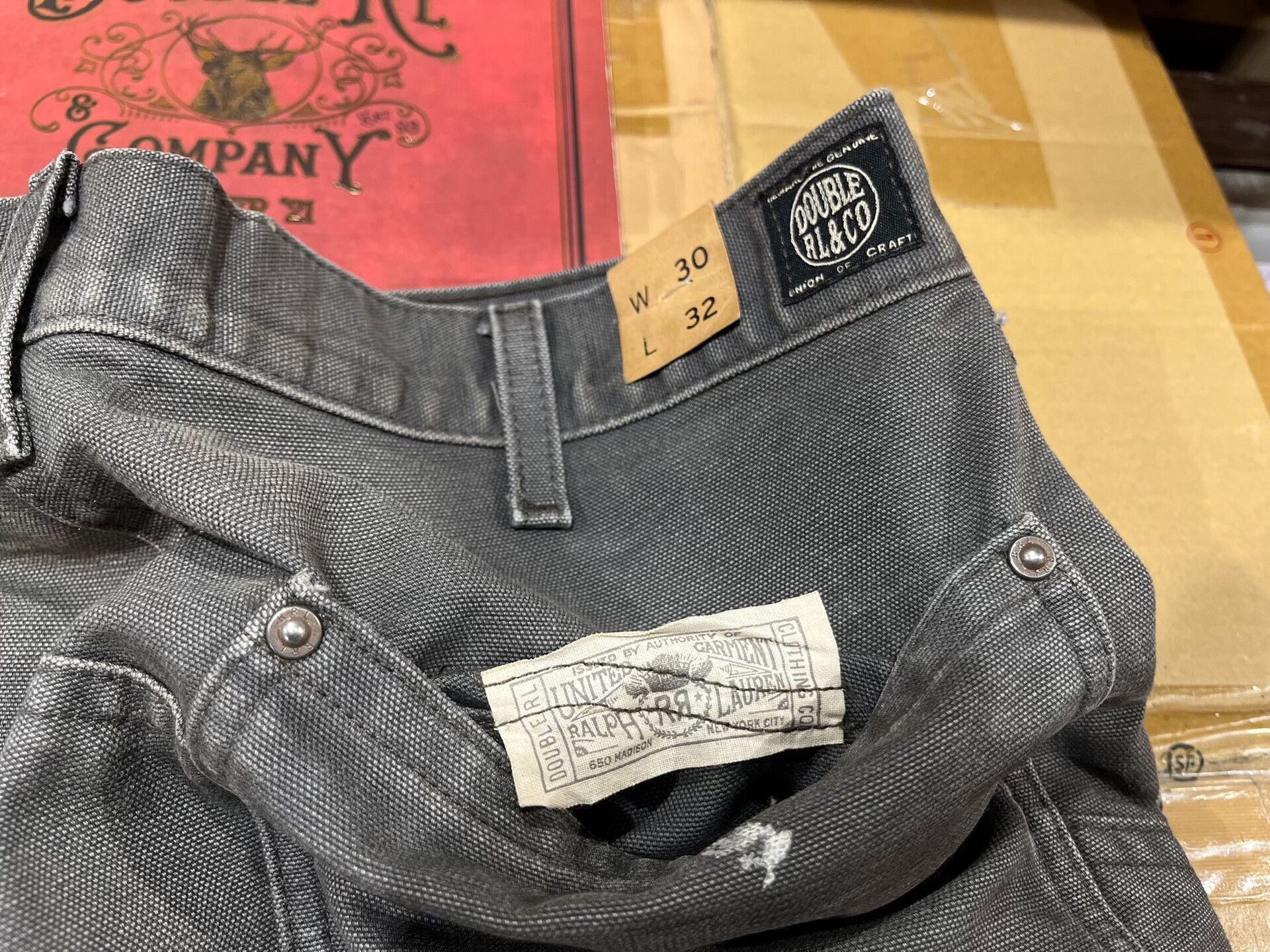 RRL Ralph Lauren RRL Distressed Work Pants Size US 30 / EU 46 - 7 Thumbnail