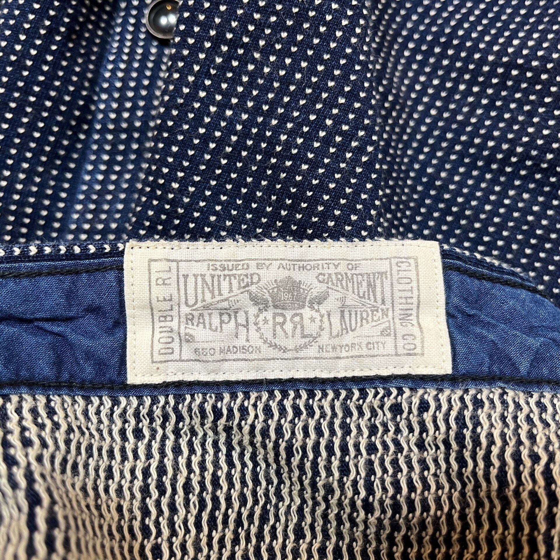 RRL Ralph Lauren RRL Indigo Sashiko Shirt Size US M / EU 48-50 / 2 - 4 Thumbnail