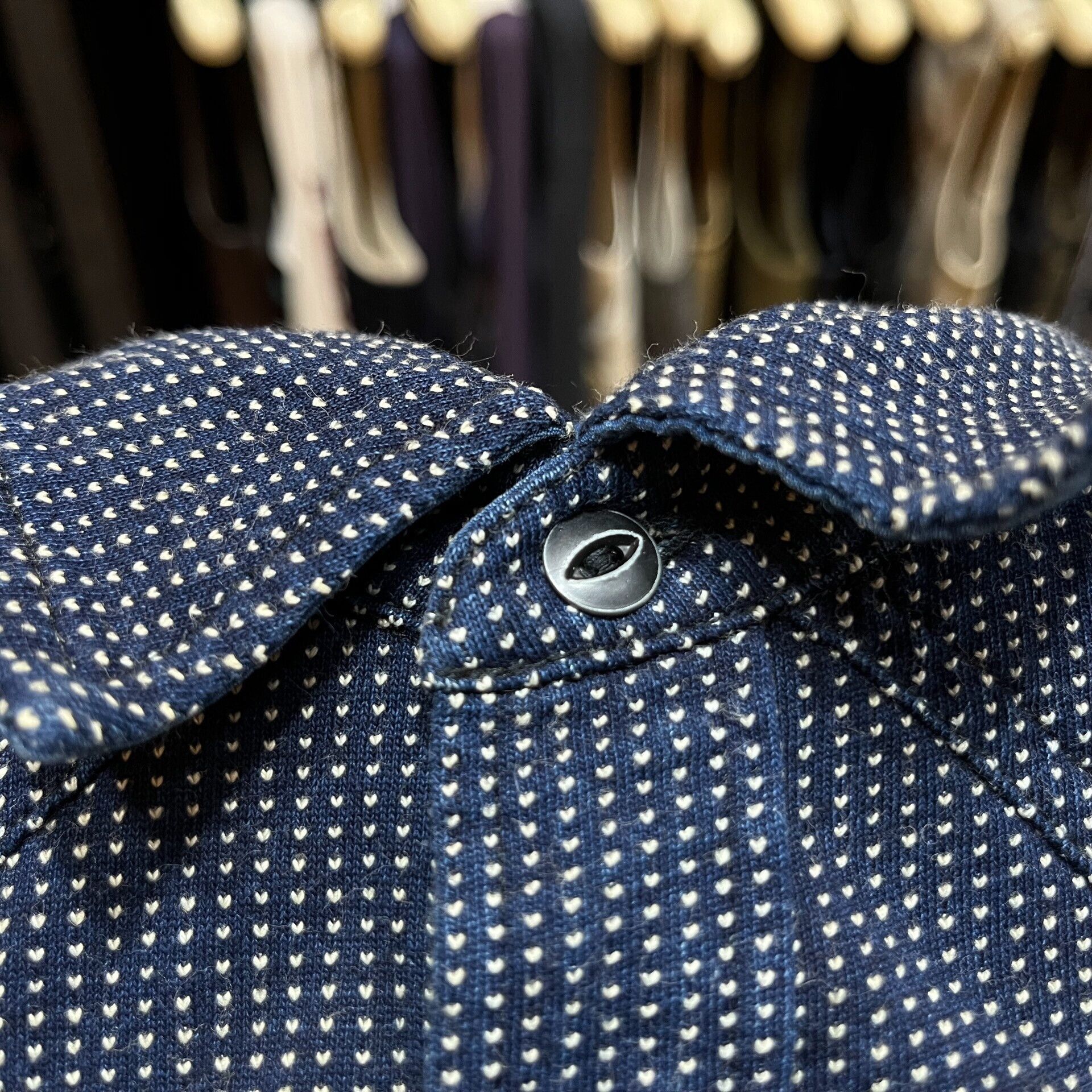 RRL Ralph Lauren RRL Indigo Sashiko Shirt Size US M / EU 48-50 / 2 - 6 Thumbnail