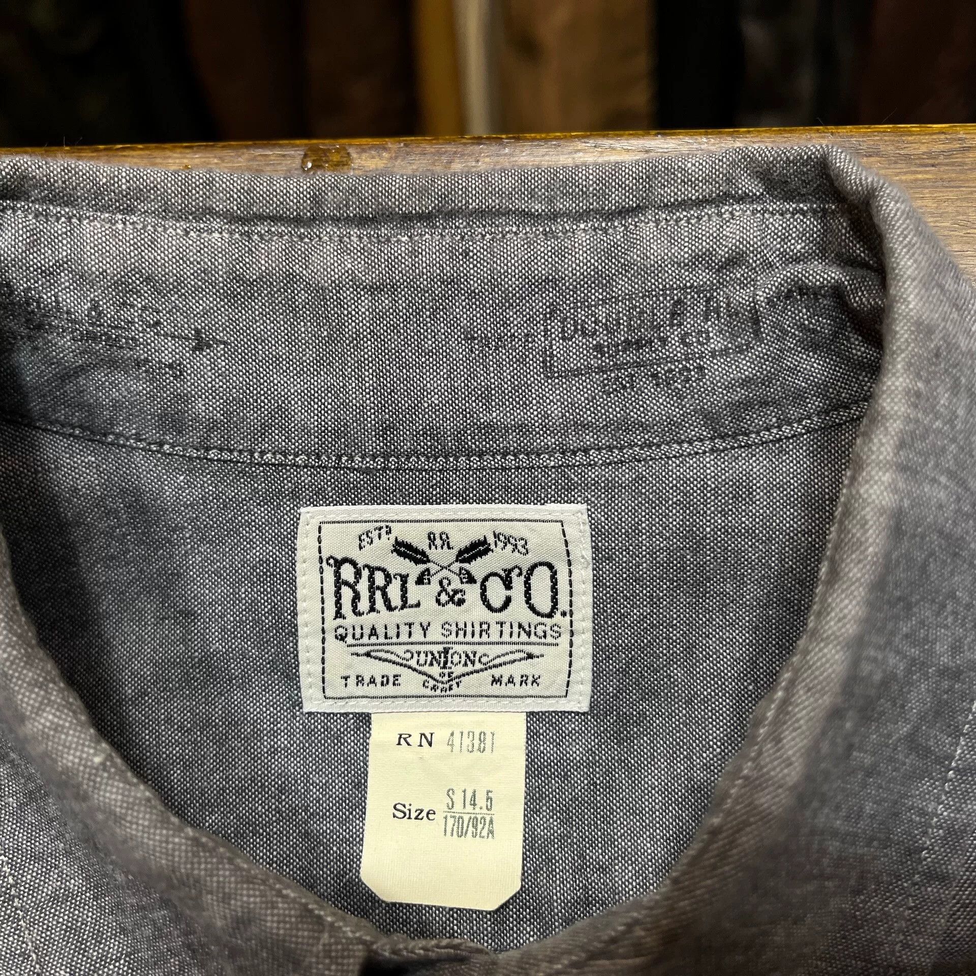 RRL Ralph Lauren RRL Double RL Ralph Lauren Shirt Size US S / EU 44-46 / 1 - 3 Thumbnail