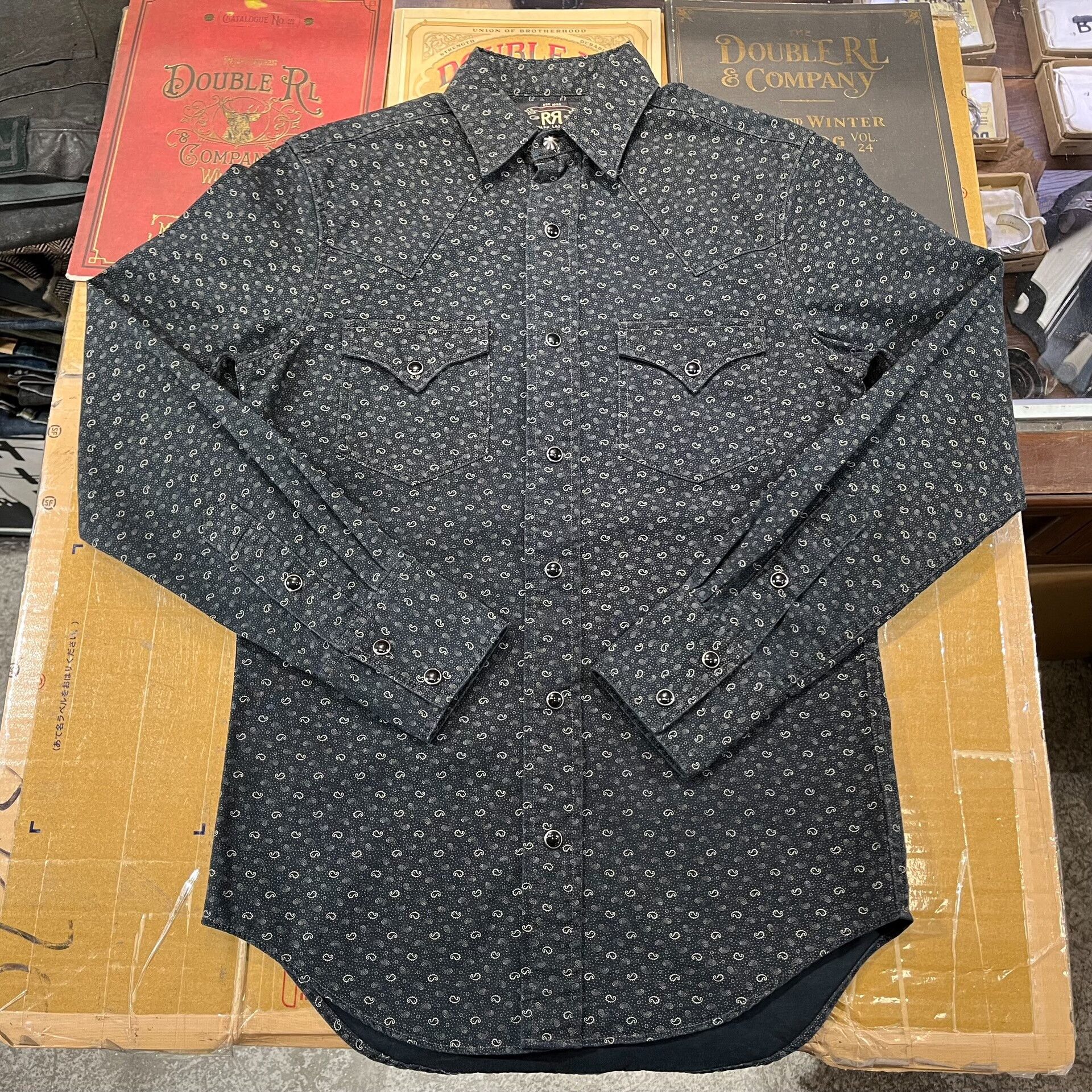 RRL Ralph Lauren RRL Double RL Bandana Western Shirt Size US XS / EU 42 / 0 - 2 Thumbnail