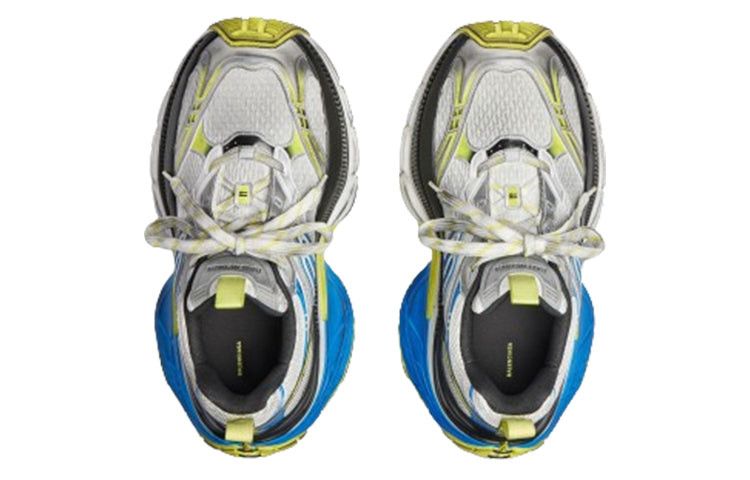 Balenciaga 10xl sneaker in white/neon yellow/blue/black Size US 10 / EU 43 - 4 Thumbnail