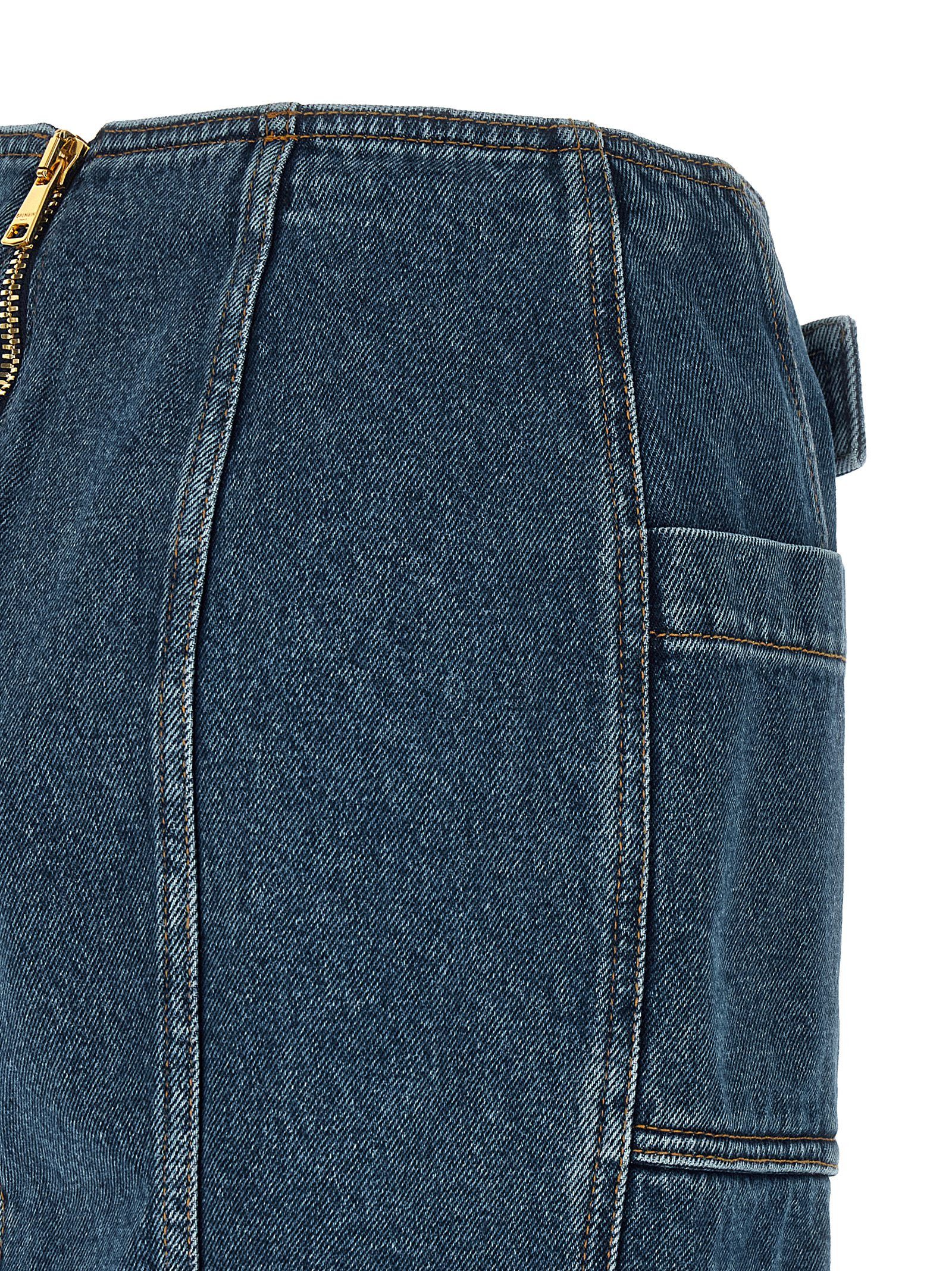 Balmain 'Belted' skirt Size 27" / US 4 / IT 40 - 4 Thumbnail