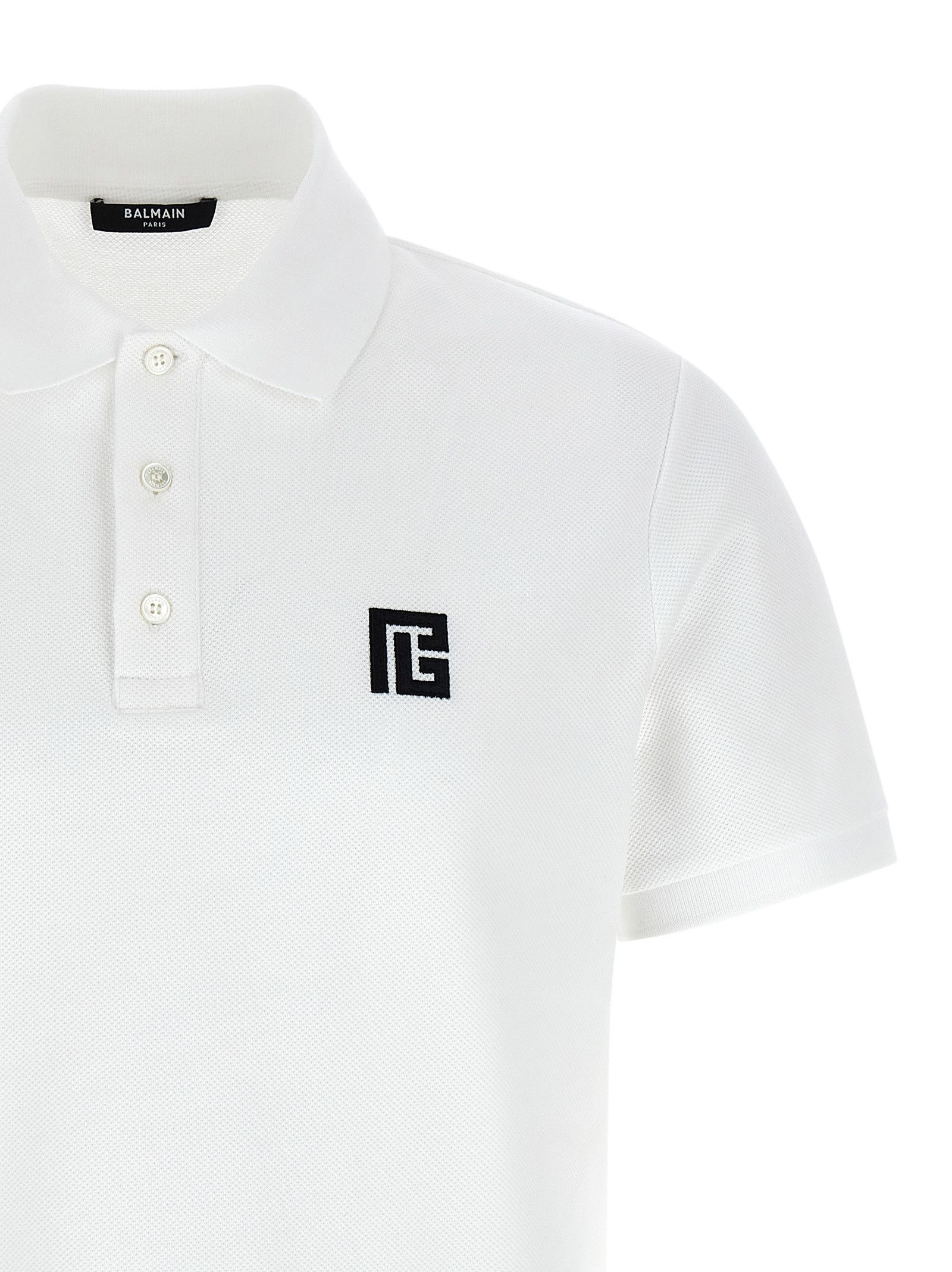 Balmain Embroidery polo shirt Size US XL / EU 56 / 4 - 3 Thumbnail