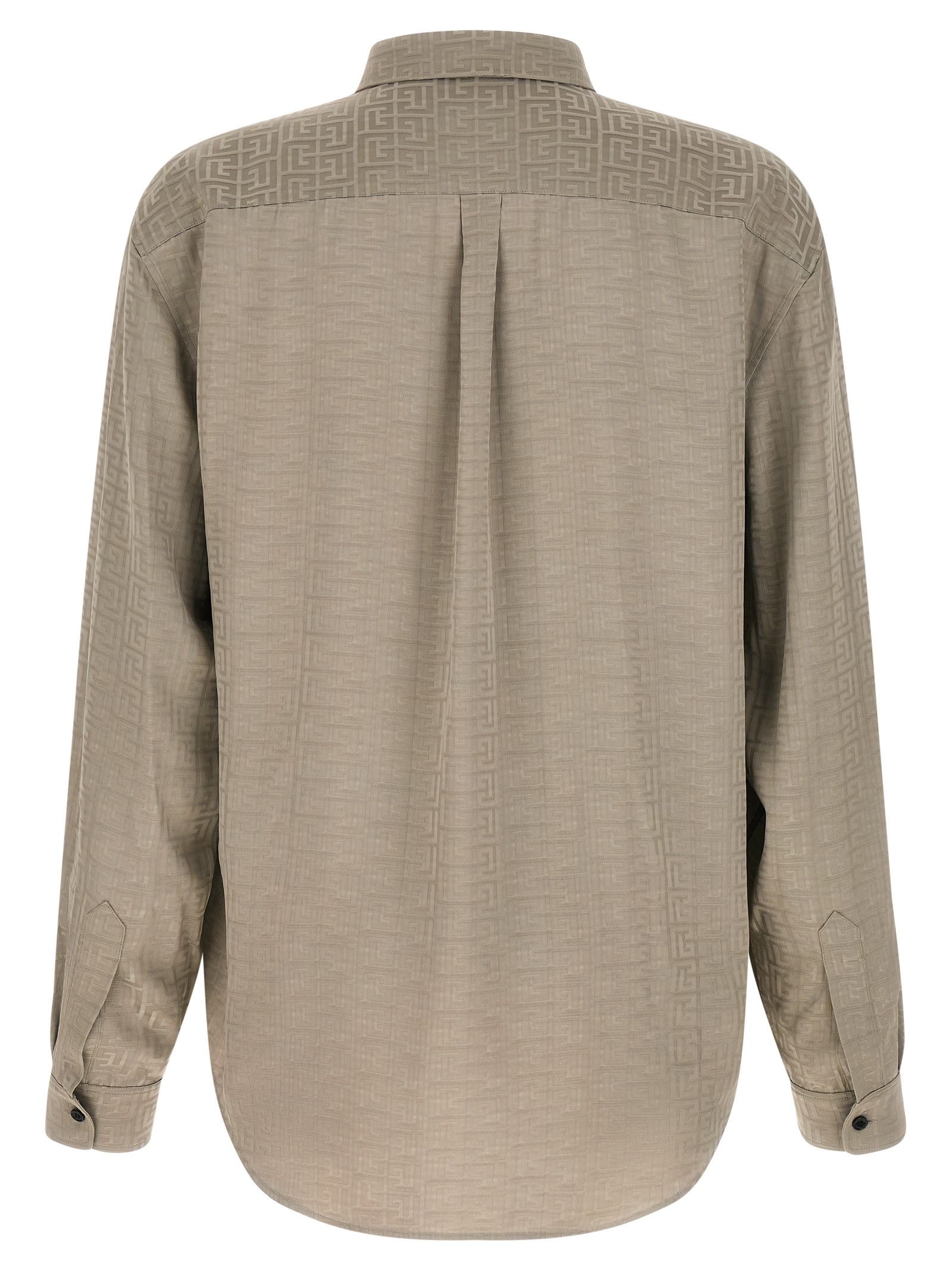 Balmain Jacquard monogram shirt Size US L / EU 52-54 / 3 - 2 Thumbnail