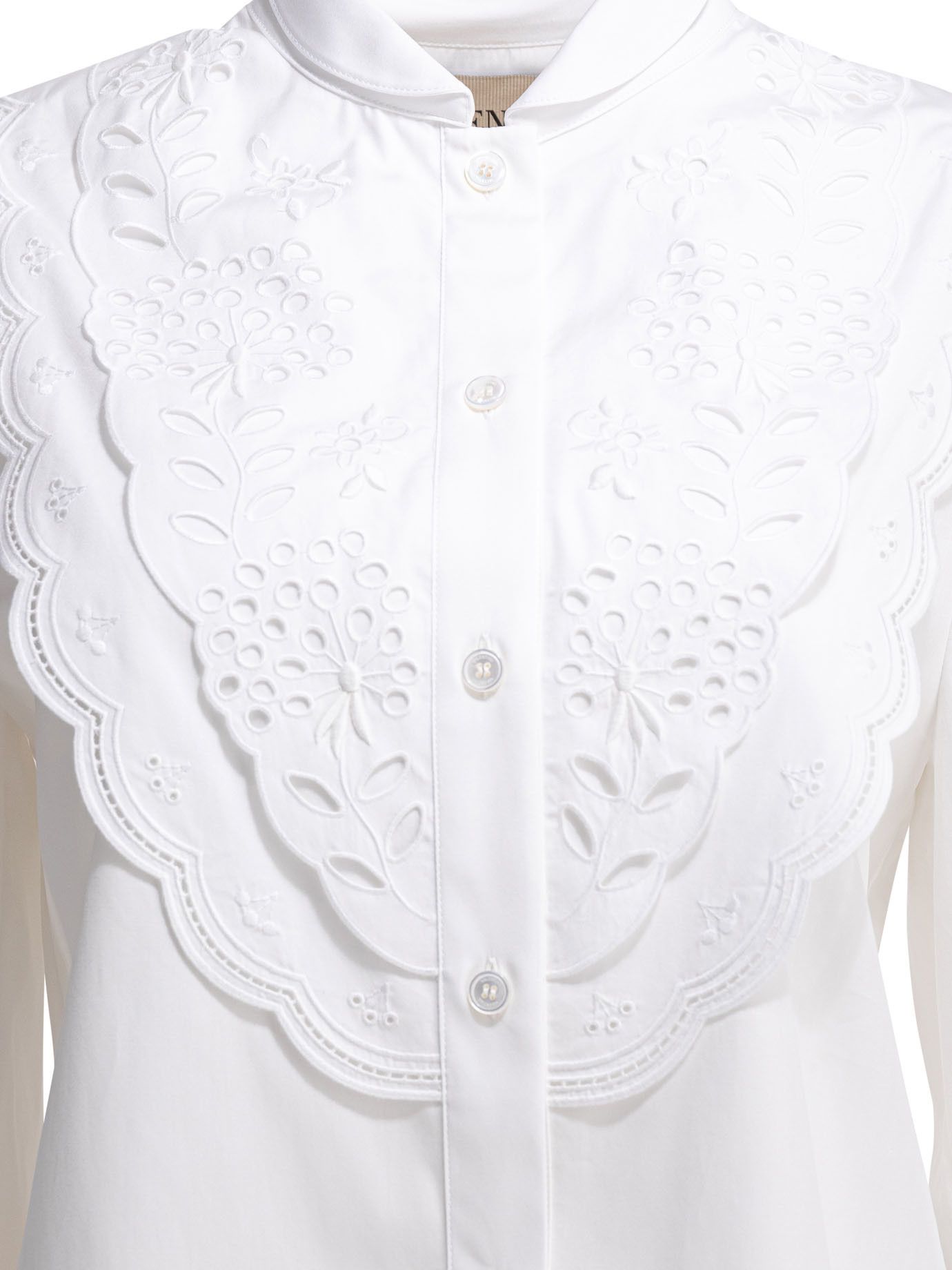 Valentino Valentino Embroidered Casual Shirt tag size 44 Women - USA Duties Paid Size M / US 6-8 / IT 42-44 - 3 Thumbnail