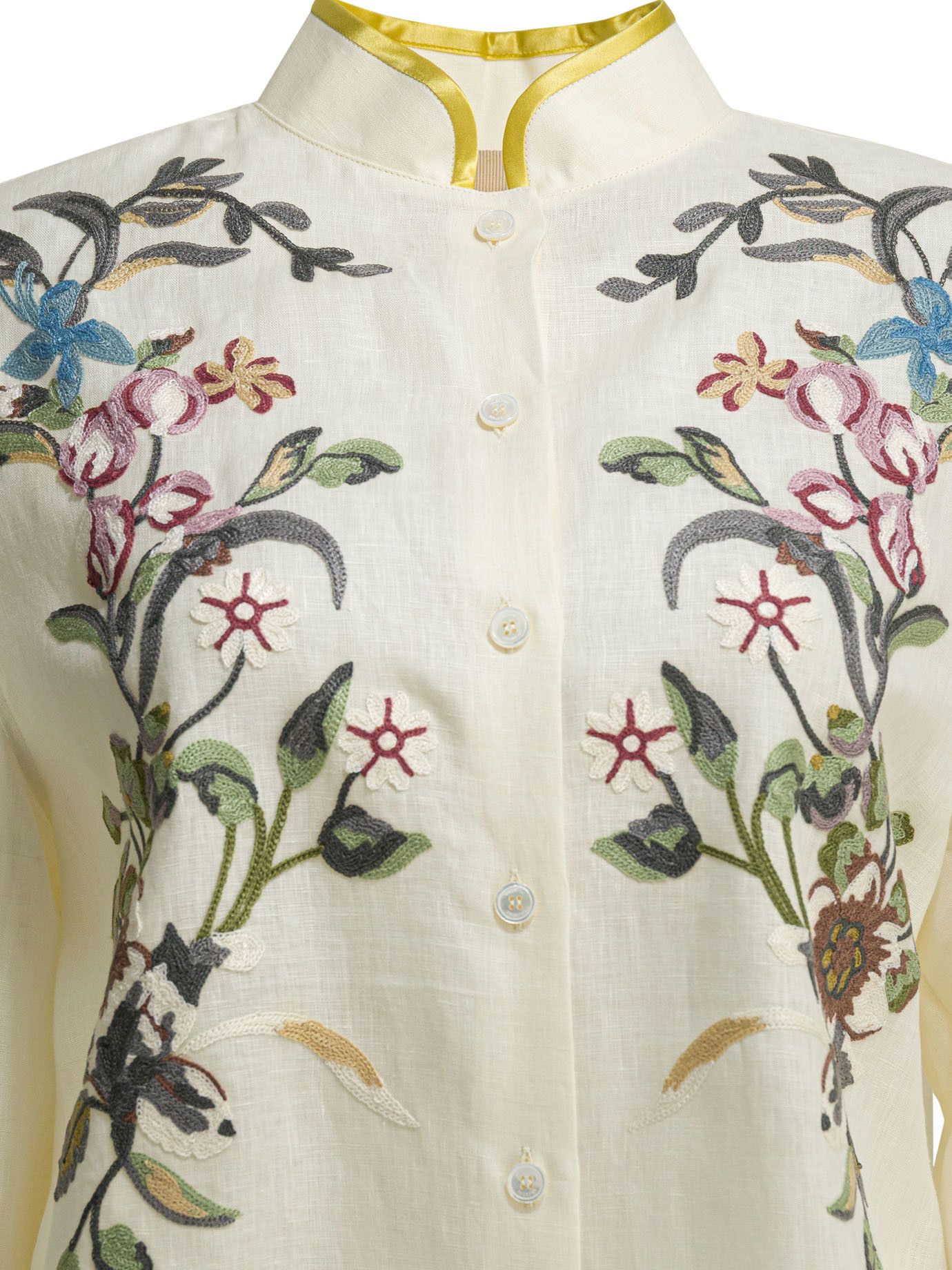 Valentino Valentino Embroidered Casual Shirt tag size 40 Women - USA Duties Paid Size S / US 4 / IT 40 - 3 Thumbnail