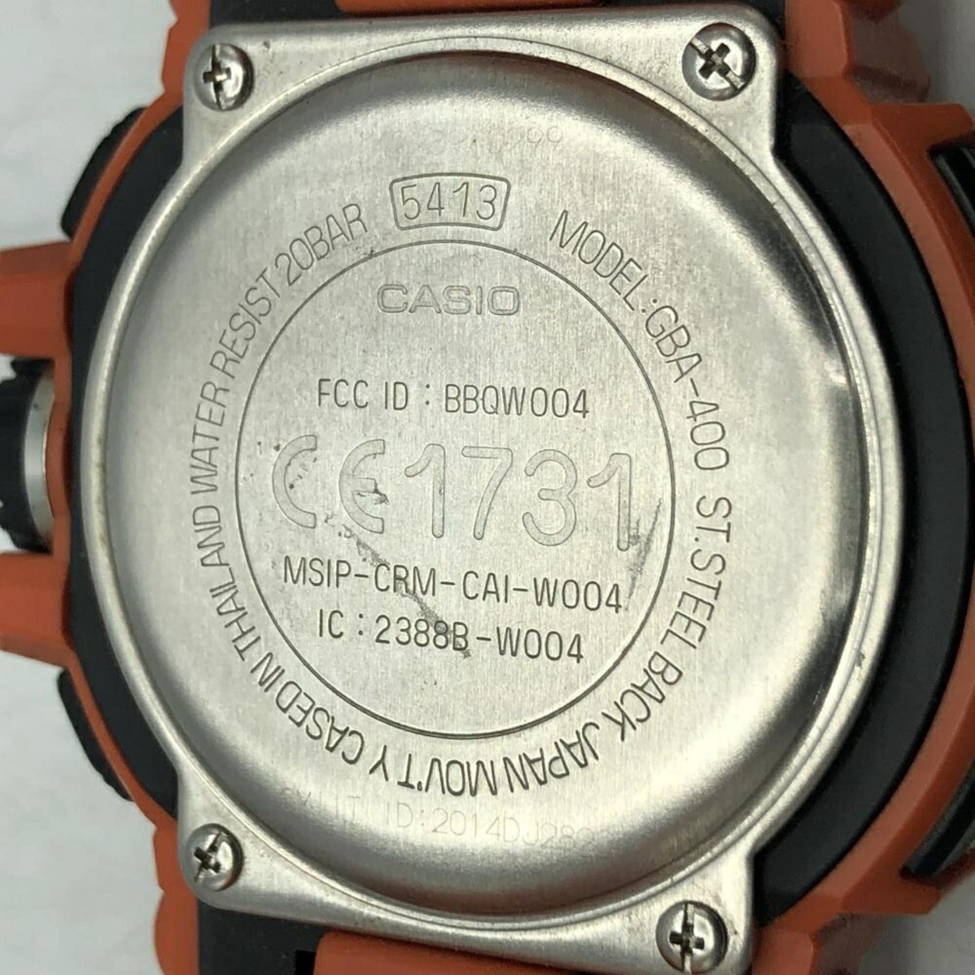 Casio CASIO G-SHOCK GBA-400 G'MIX Orange Casio G-Shock Watch Size ONE SIZE - 9 Thumbnail