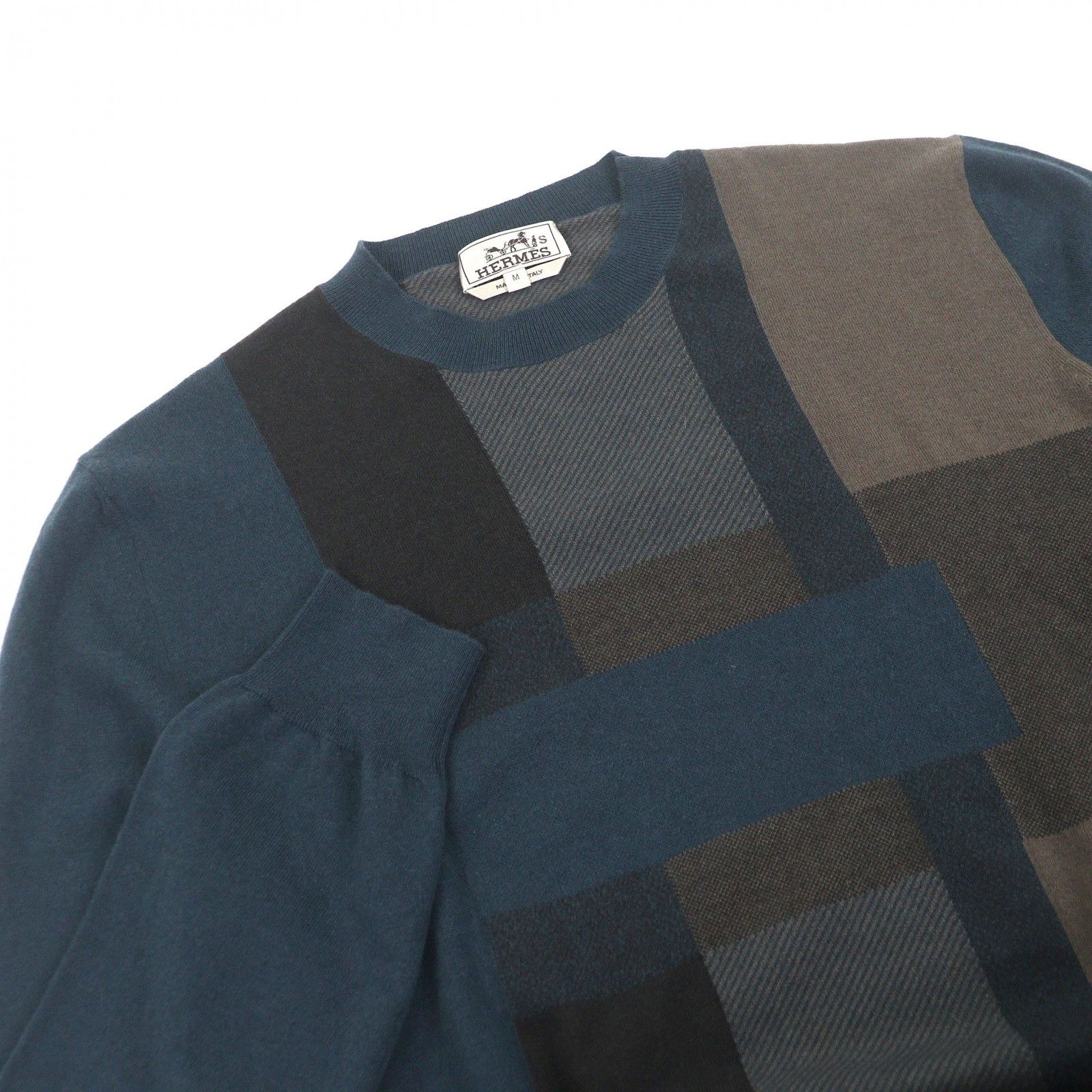 Hermes Hermes Hermès H logo Cashmere Knit M Textile Tops DUTY FREE for USA Size ONE SIZE - 2 Thumbnail