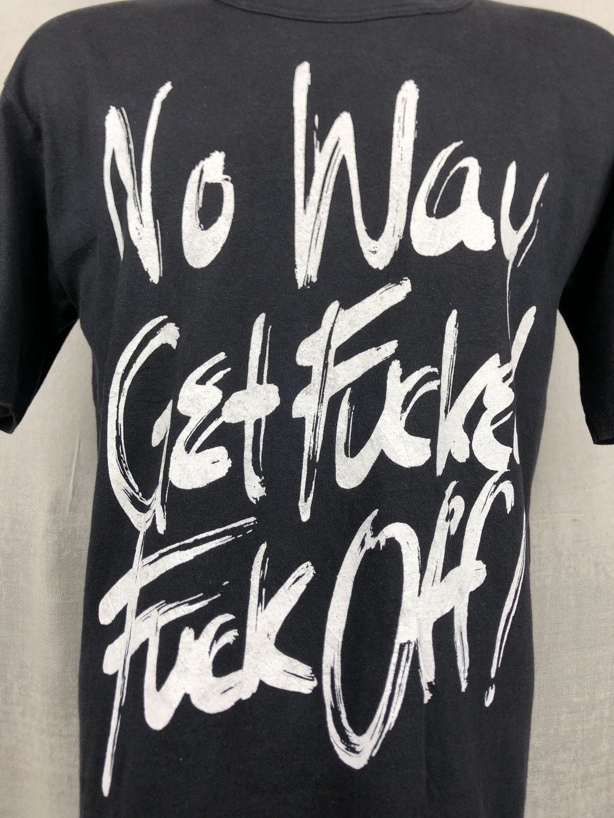 Band Tees Vintage 80s The Angels No Way Get Fucked Fuck Off Shirt Grailed